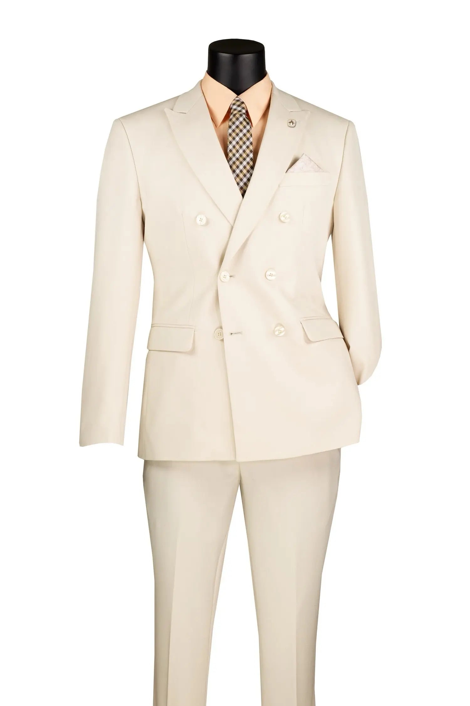 2 Piece Double Breasted Slim Fit Flex Suit M & R Clothing