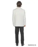 Ivory Shawl Collar Double Breasted Dinner Jacket M & R Clothing
