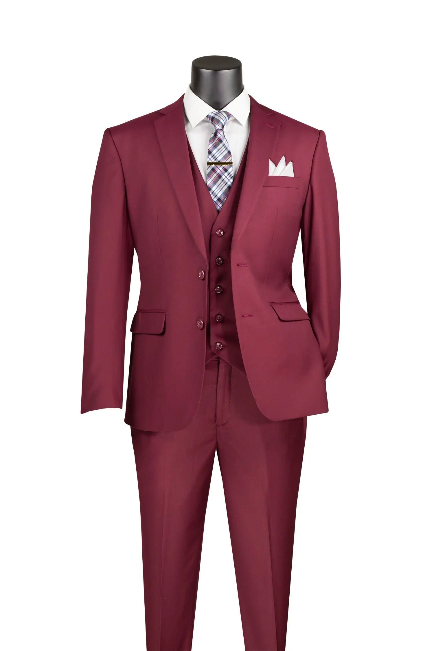 3 PC Men's Slim Fit Suit M & R Clothing