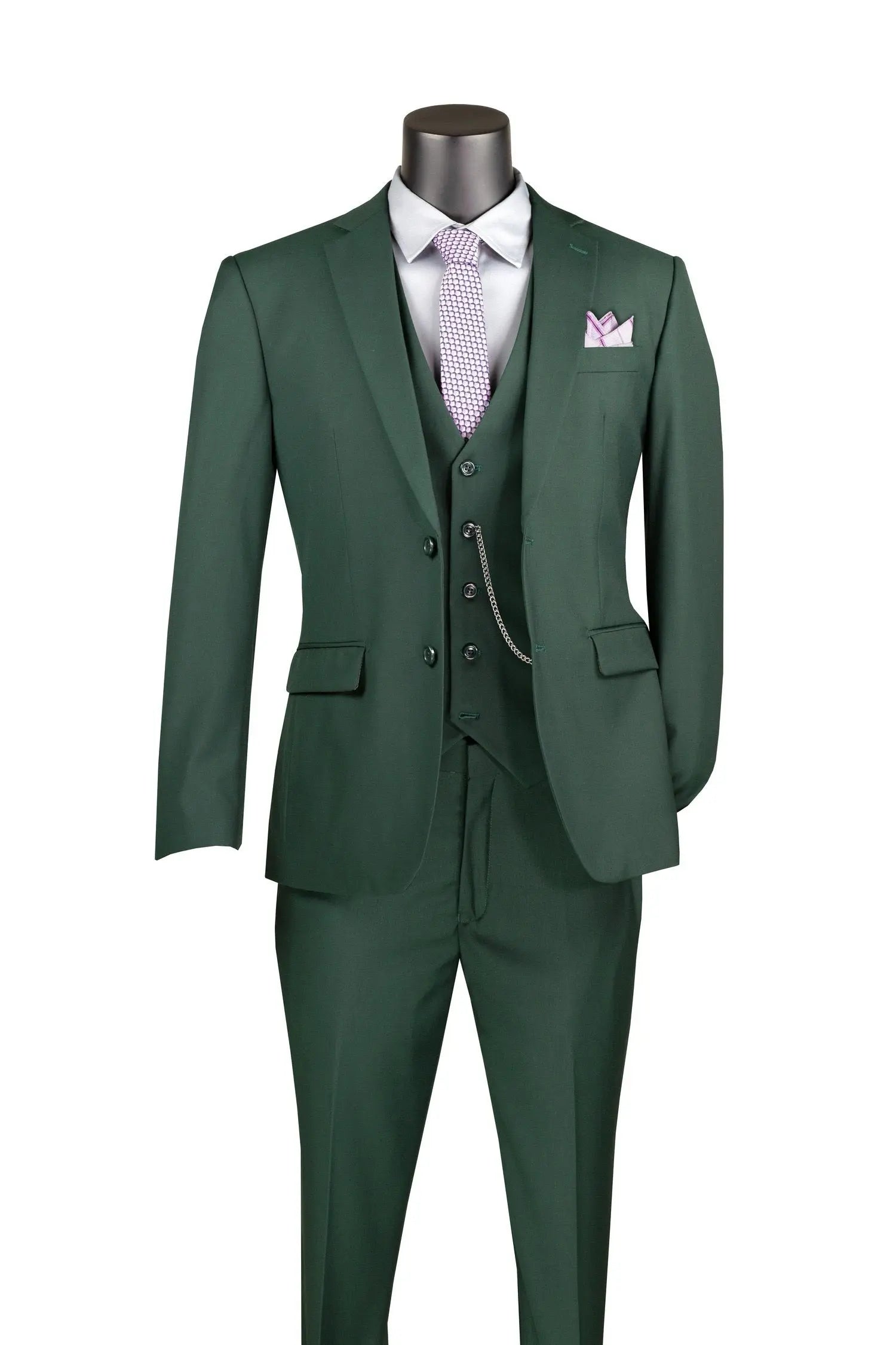 3 PC Men's Slim Fit Suit M & R Clothing
