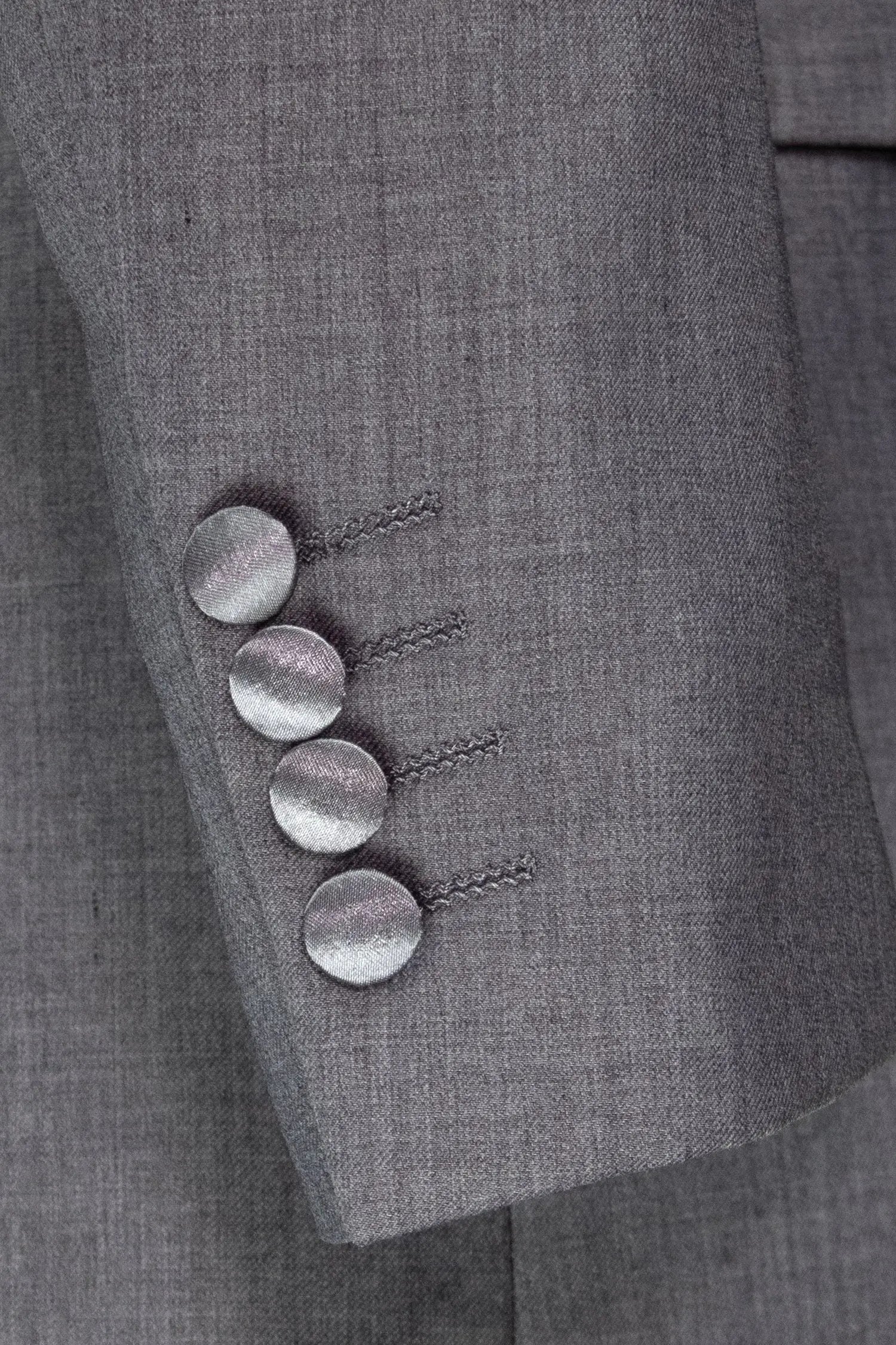 Men's 3-Piece Slim Fit Tuxedo Suit with Satin Trim — Jacket, Vest & Pants M & R Clothing