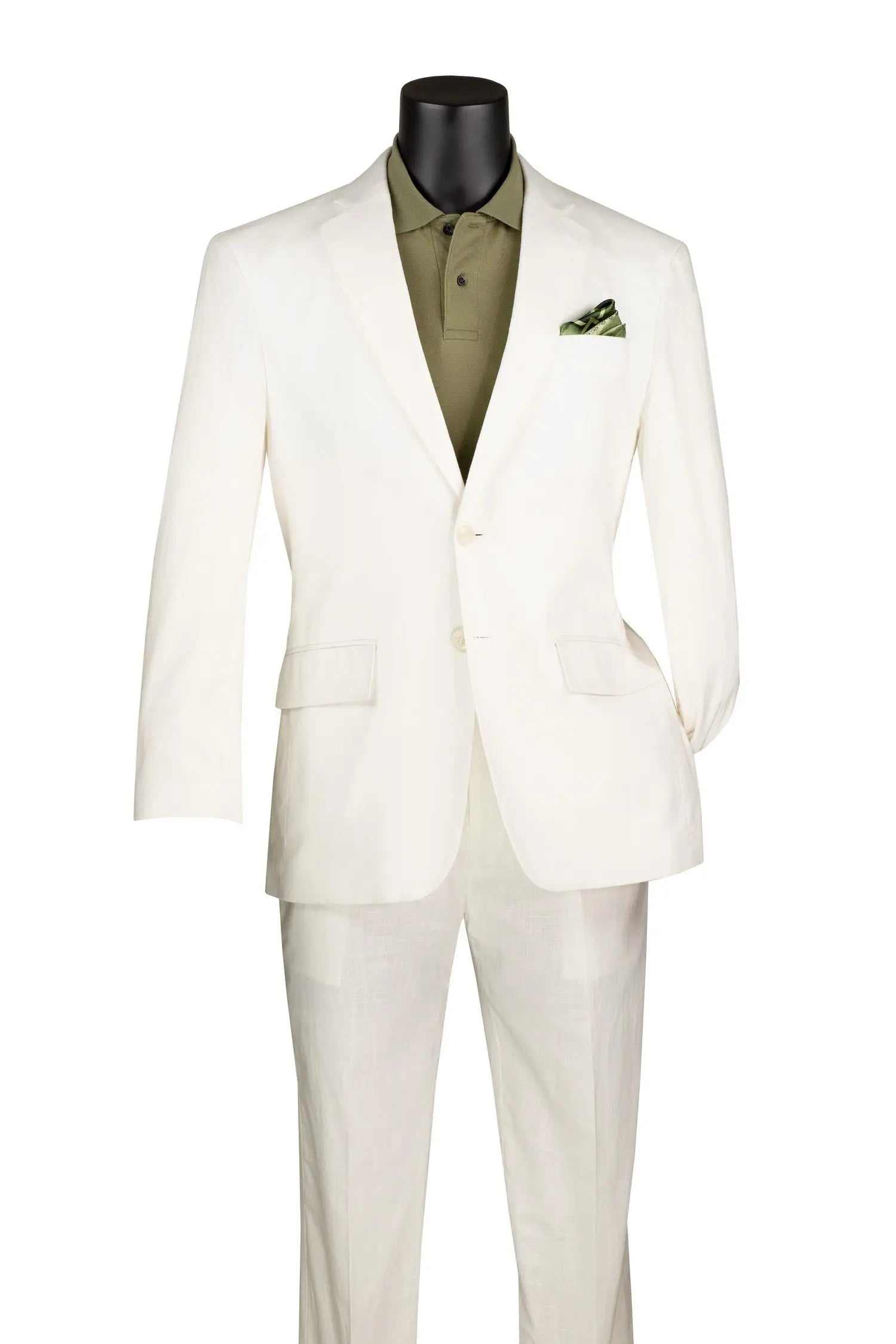 Men's 2-Piece Linen Cotton Suit – Lightweight & Tailored Fit M & R Clothing