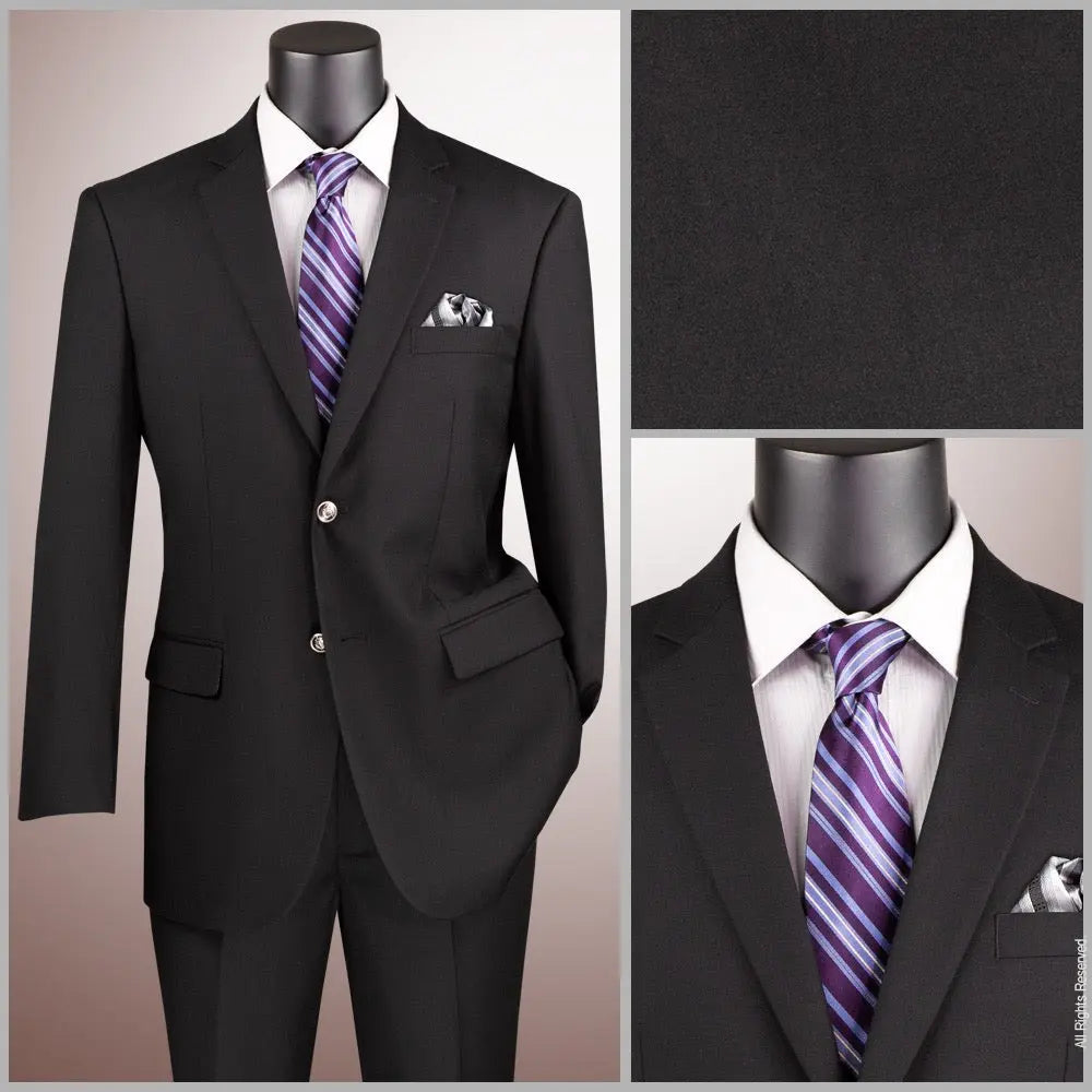 Men's Classic Regular Fit 2-Button Rayon Blazer M & R Clothing