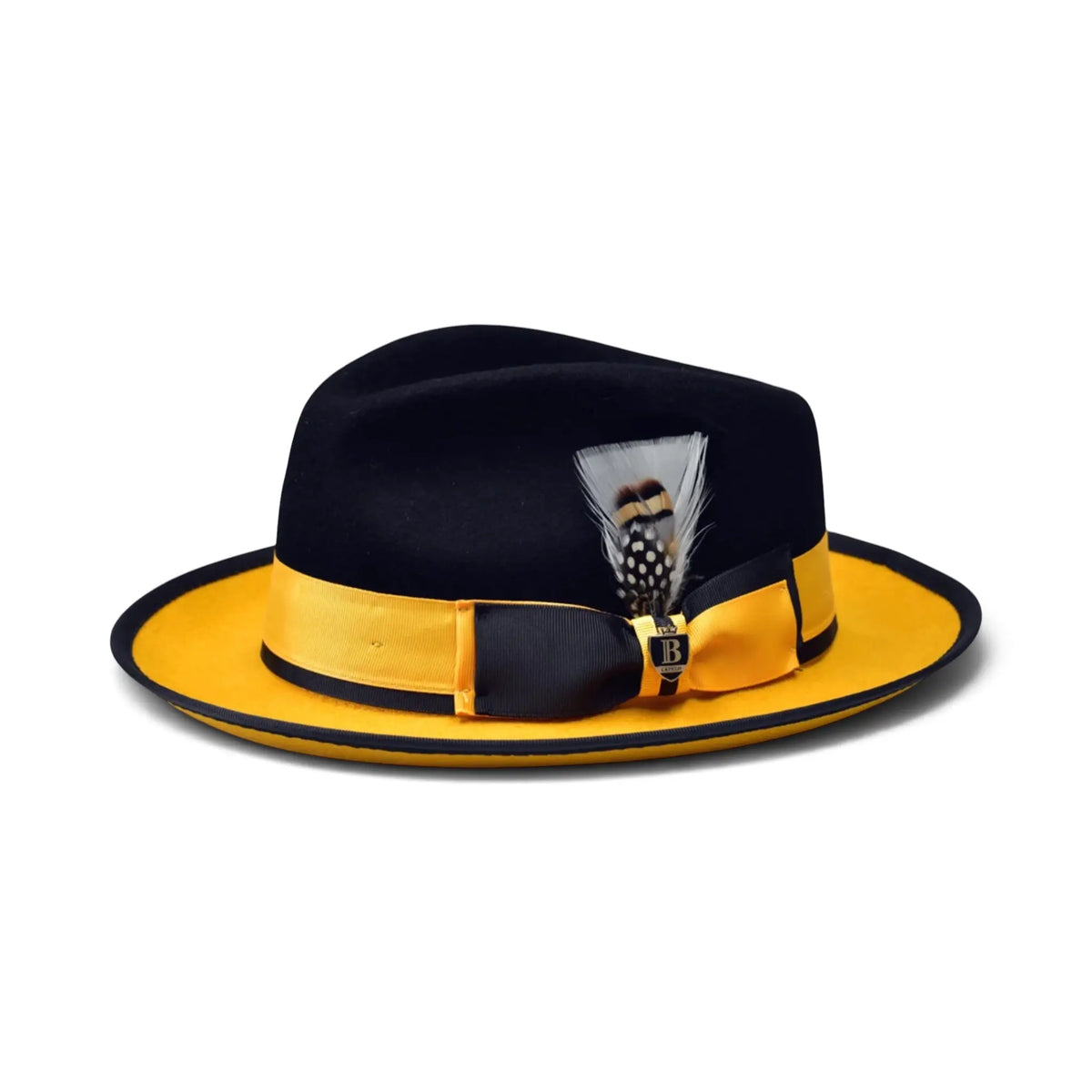 PRESTON 2-tone Fedora by Bruno Capello M & R Clothing M & R Clothing Mens-Hats