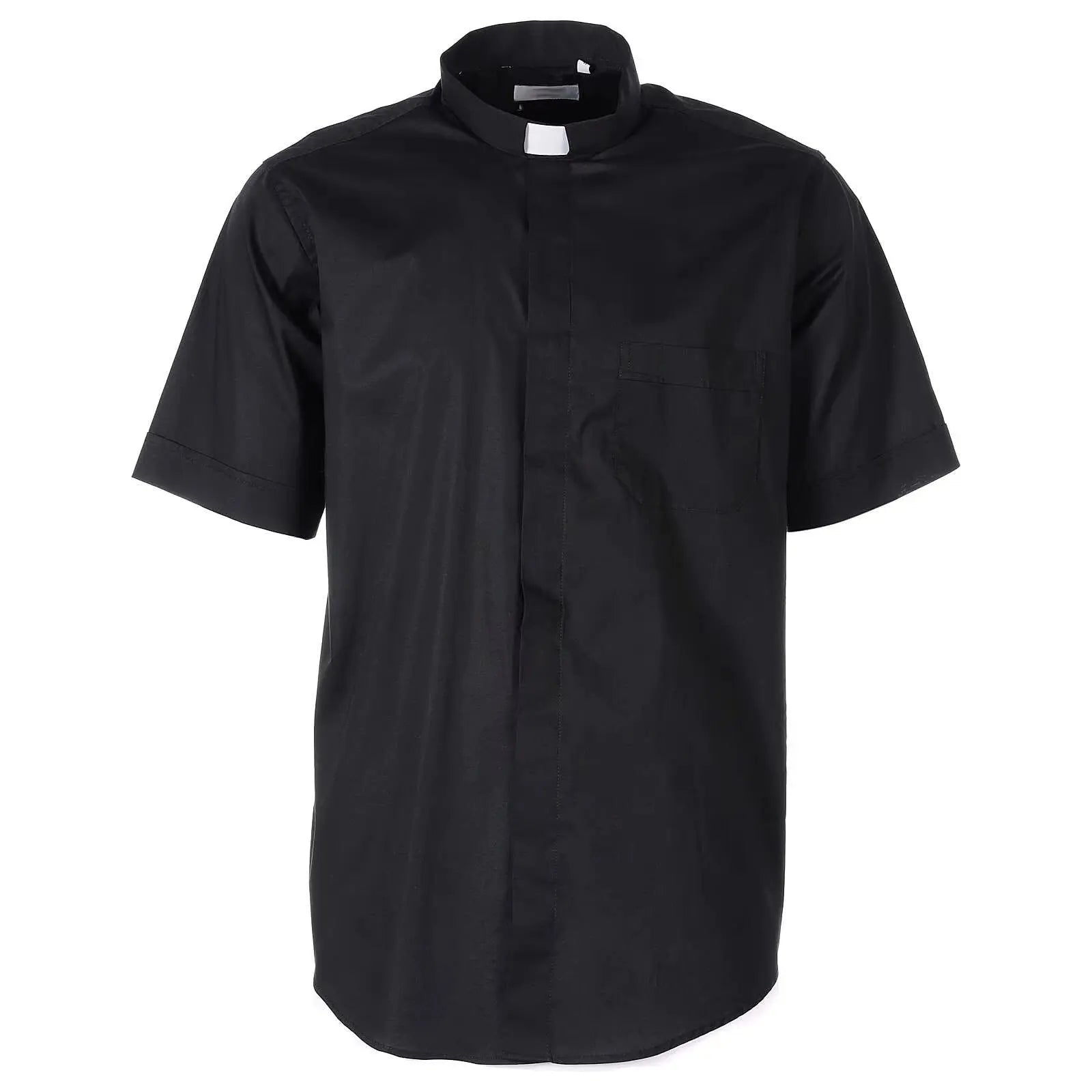 Short Sleeve Men's Tab Clergy Shirt M & R Clothing