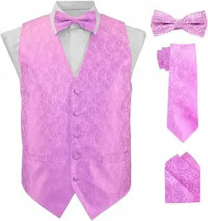 Paisley printed vest set M & R Clothing M & R Clothing Mens-vest