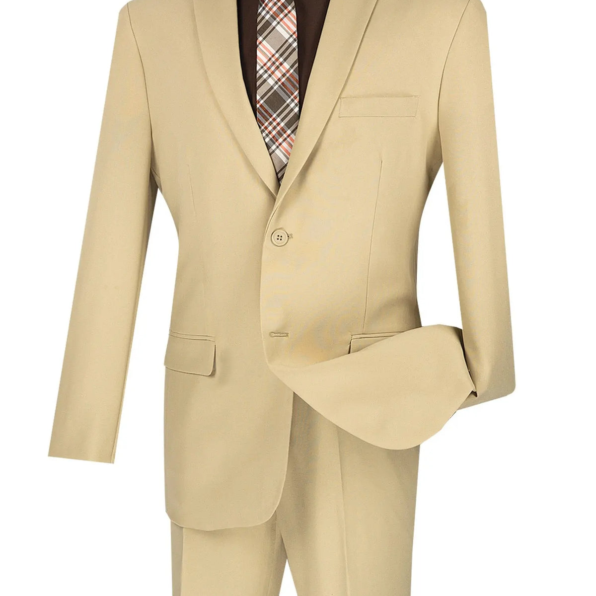 2-Piece Basic Slim Fit M & R Clothing M & R Clothing Mens-Suits