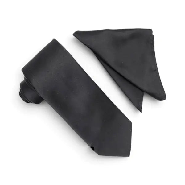 Stacy Adams Heavy Satin Tie and Pocket Square Set Stacy Adams M & R Clothing Mens-Accessories