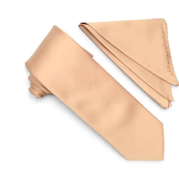 Stacy Adams Heavy Satin Tie and Pocket Square Set Stacy Adams M & R Clothing Mens-Accessories