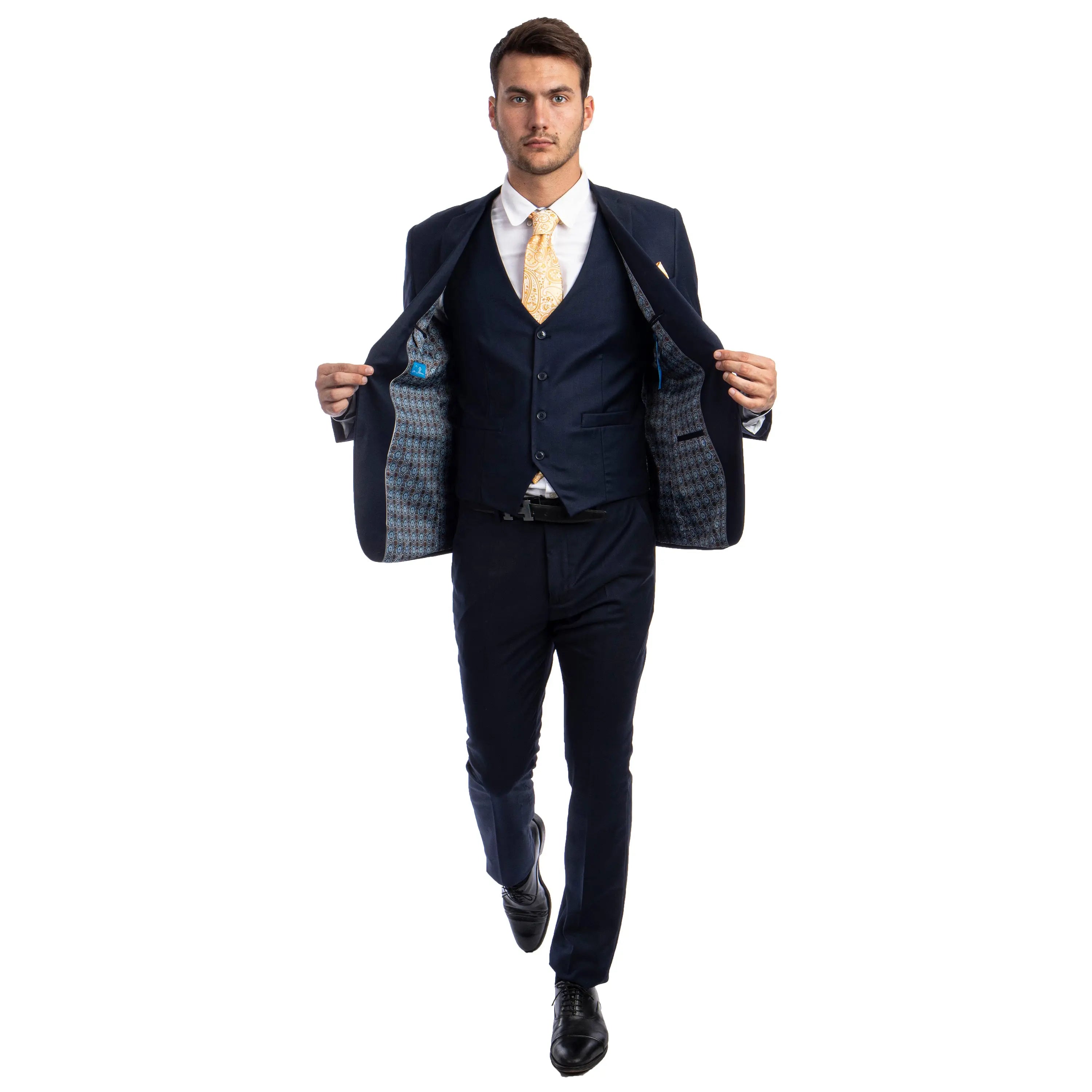 Men's Skinny-Fit Solid 3pc Suit Sean Alexander