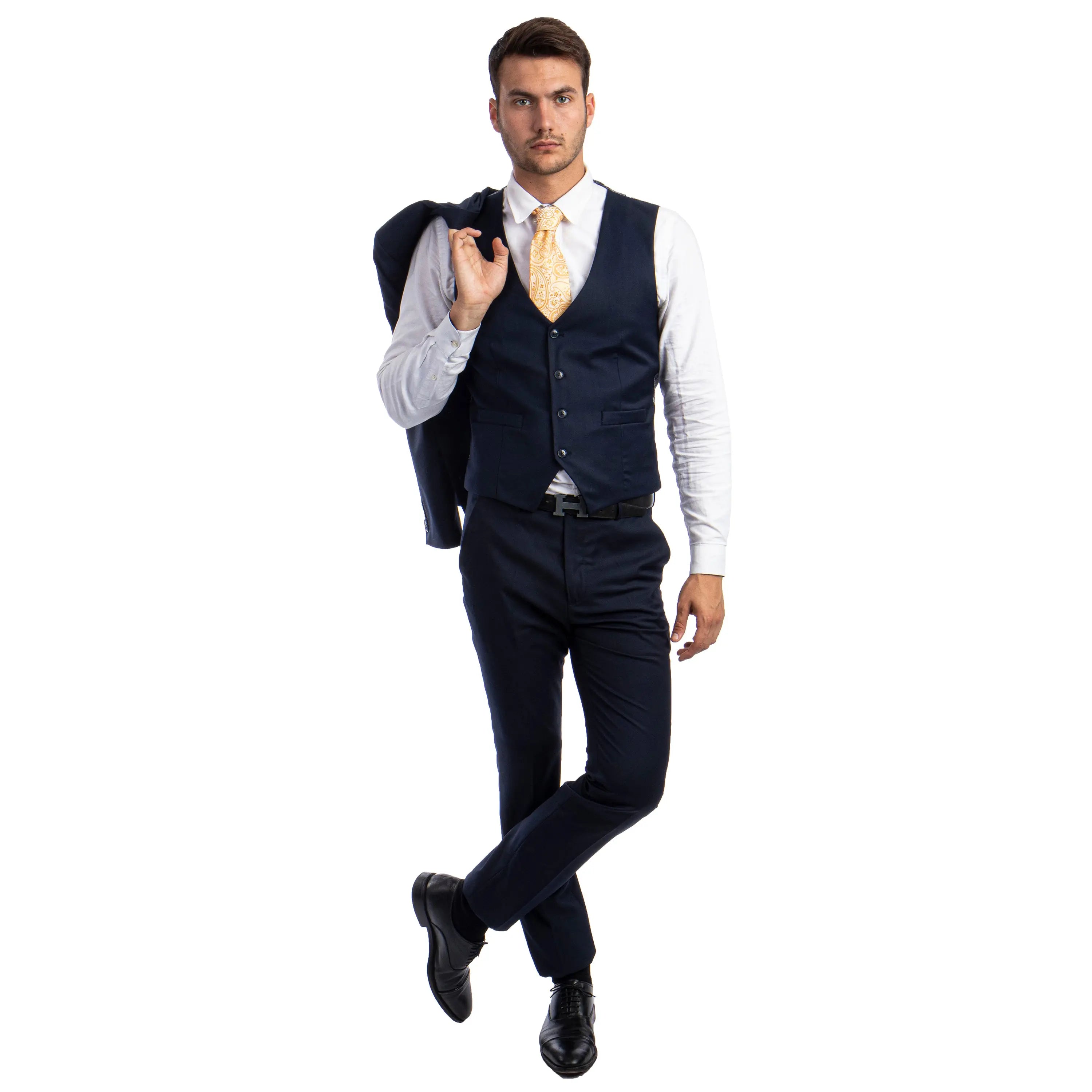 Men's Skinny-Fit Solid 3pc Suit Sean Alexander