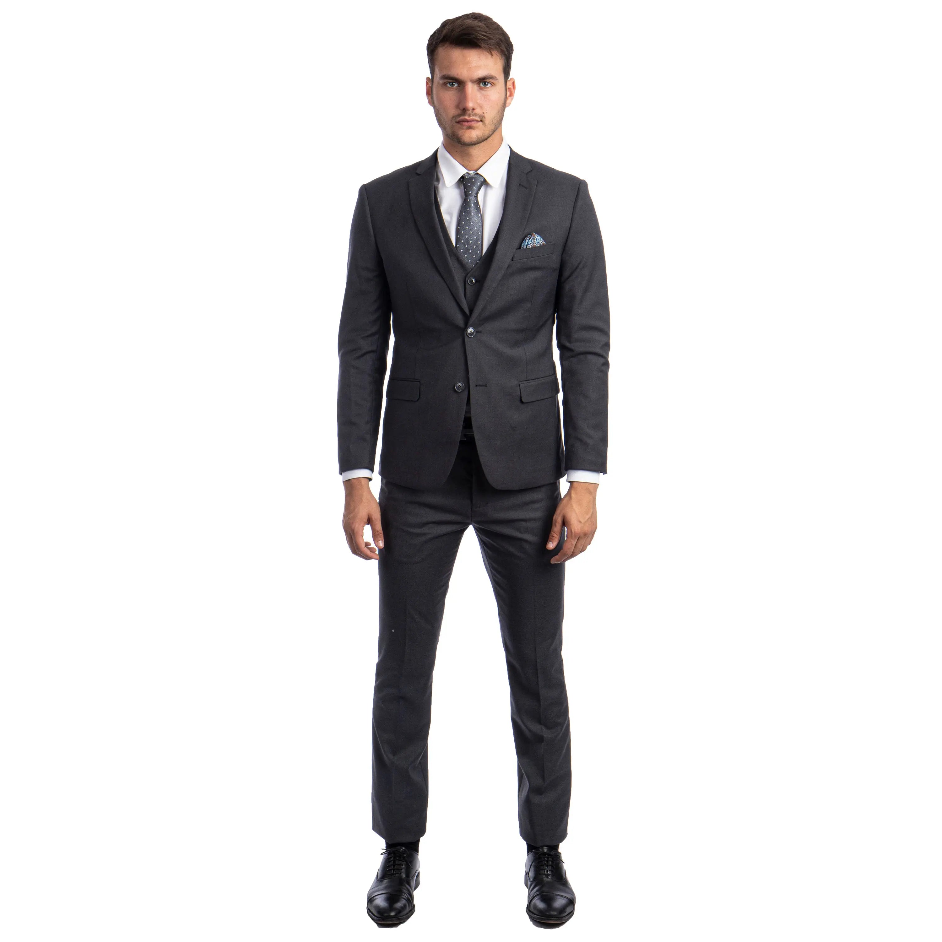 Men's Skinny-Fit Solid 3pc Suit Sean Alexander