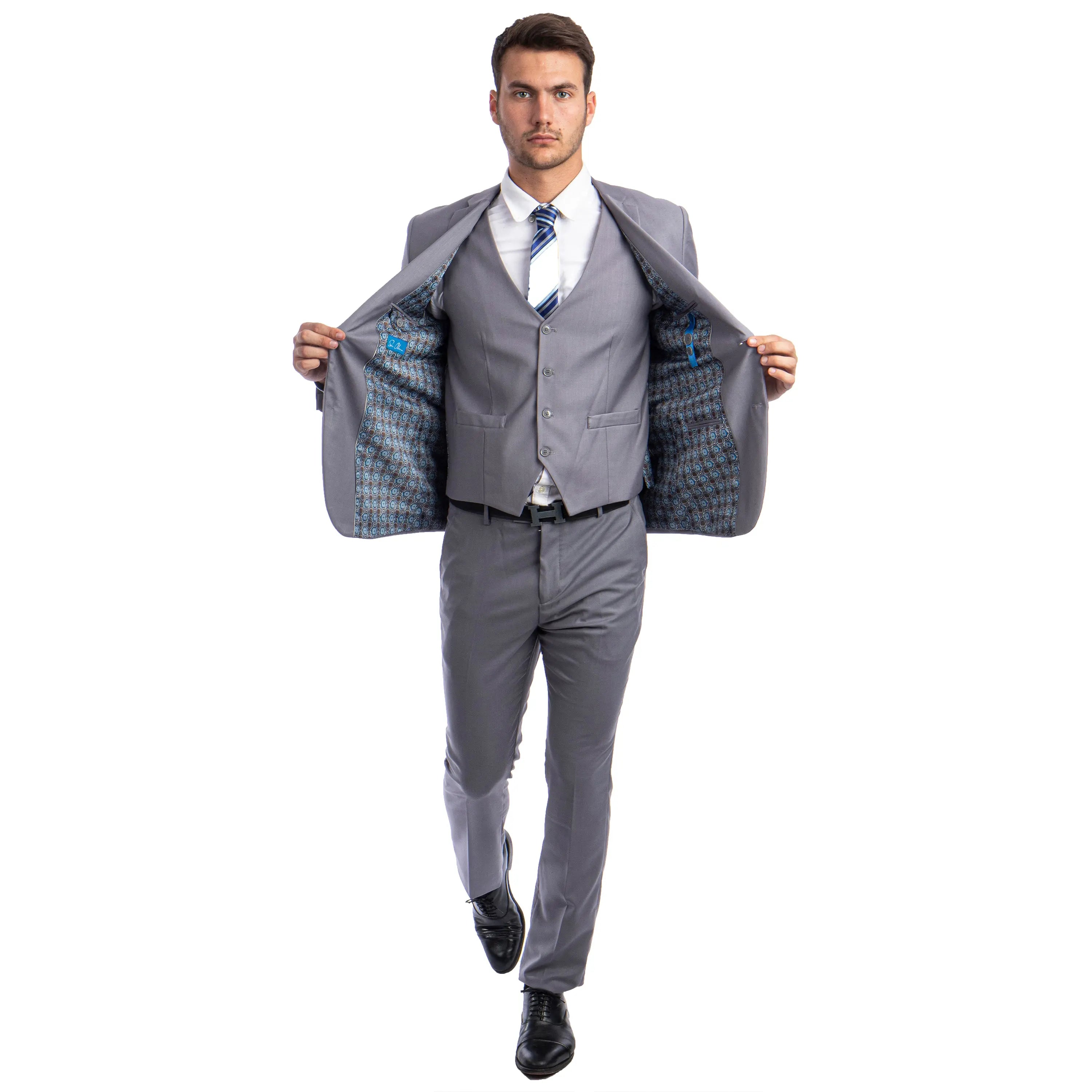 Men's Skinny-Fit Solid 3pc Suit Sean Alexander
