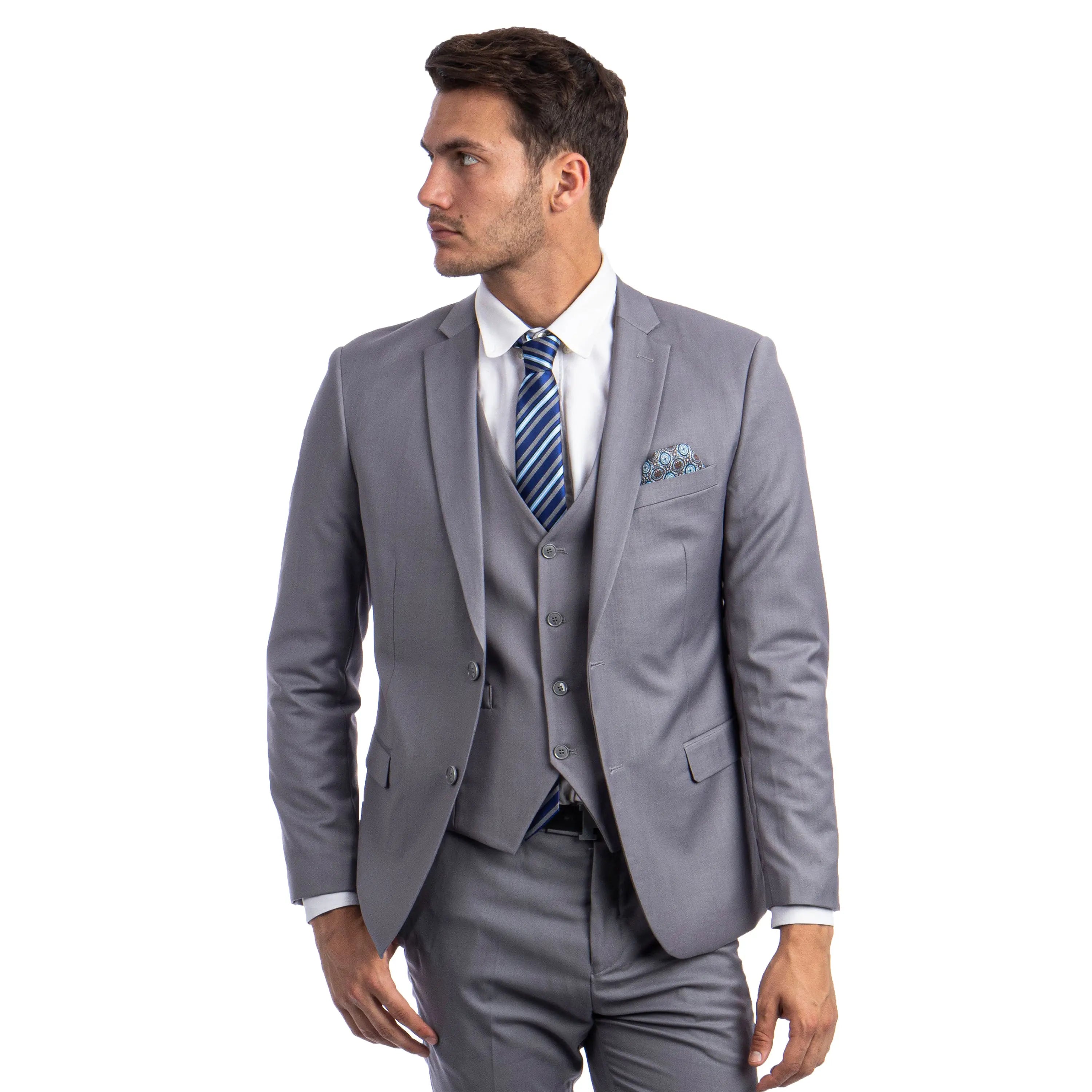 Men's Skinny-Fit Solid 3pc Suit Sean Alexander
