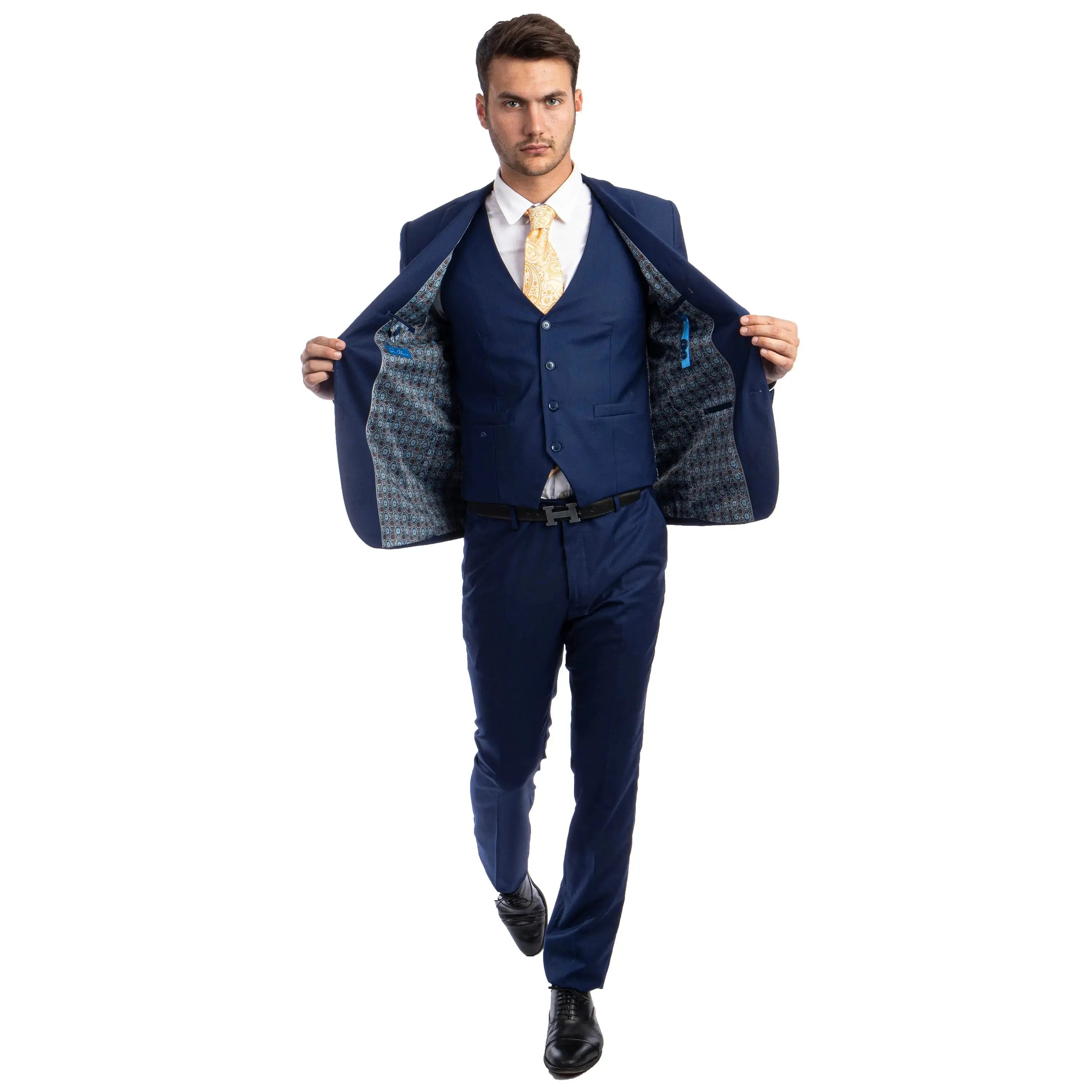 Men's Skinny-Fit Solid 3pc Suit Sean Alexander