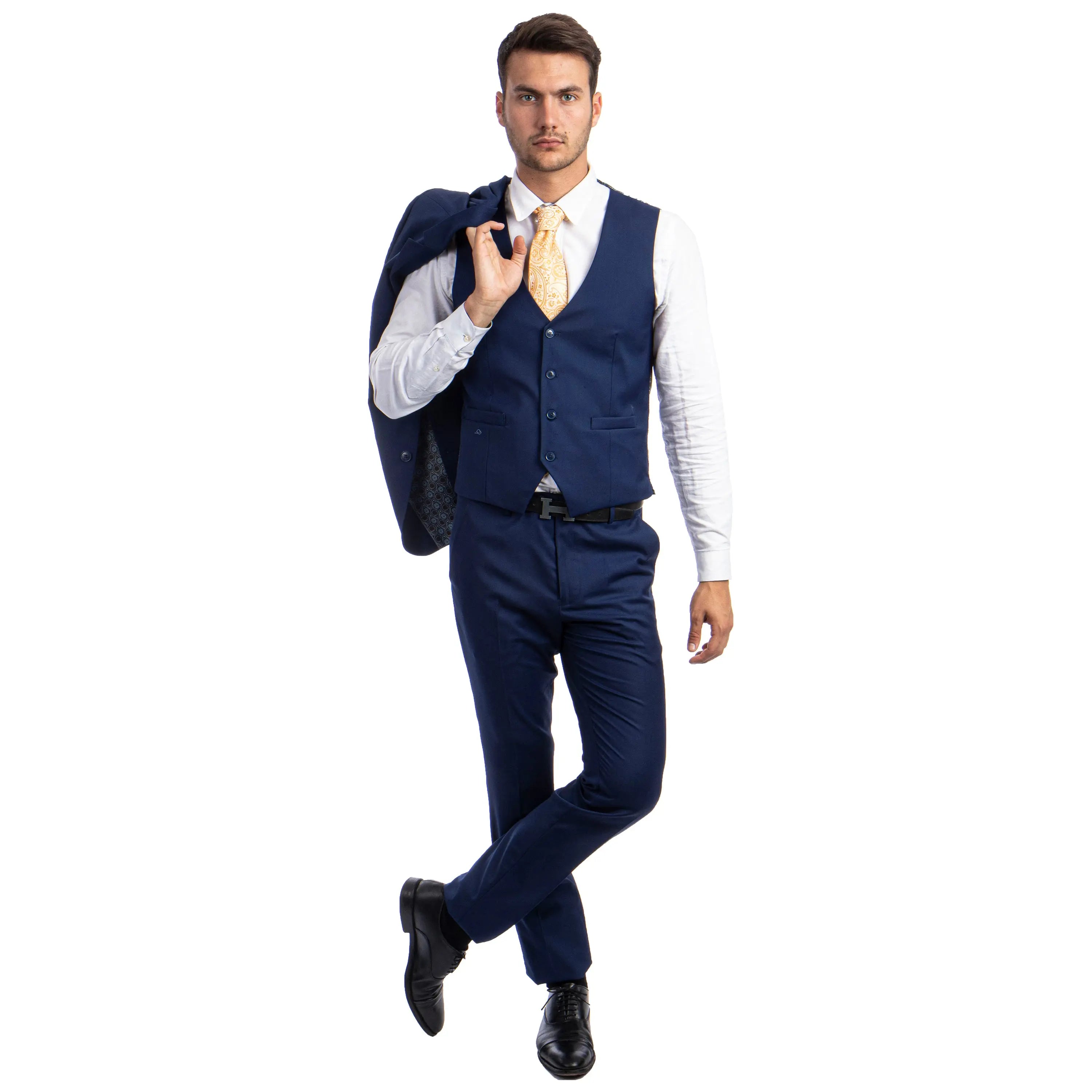 Men's Skinny-Fit Solid 3pc Suit Sean Alexander