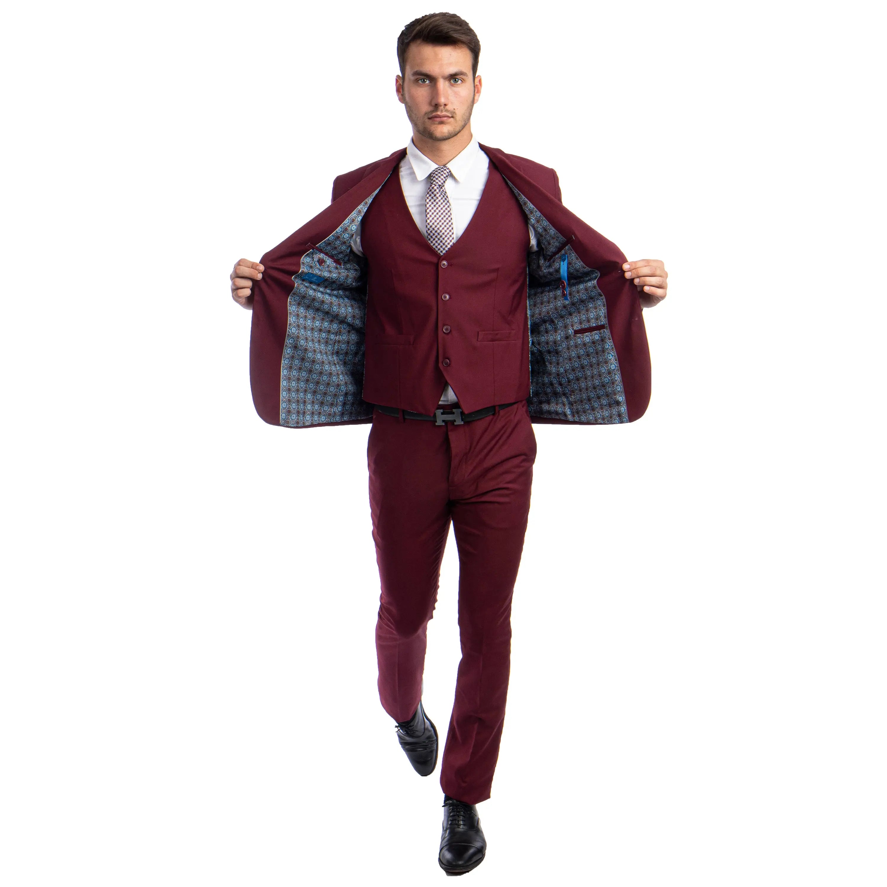 Men's Skinny-Fit Solid 3pc Suit Sean Alexander