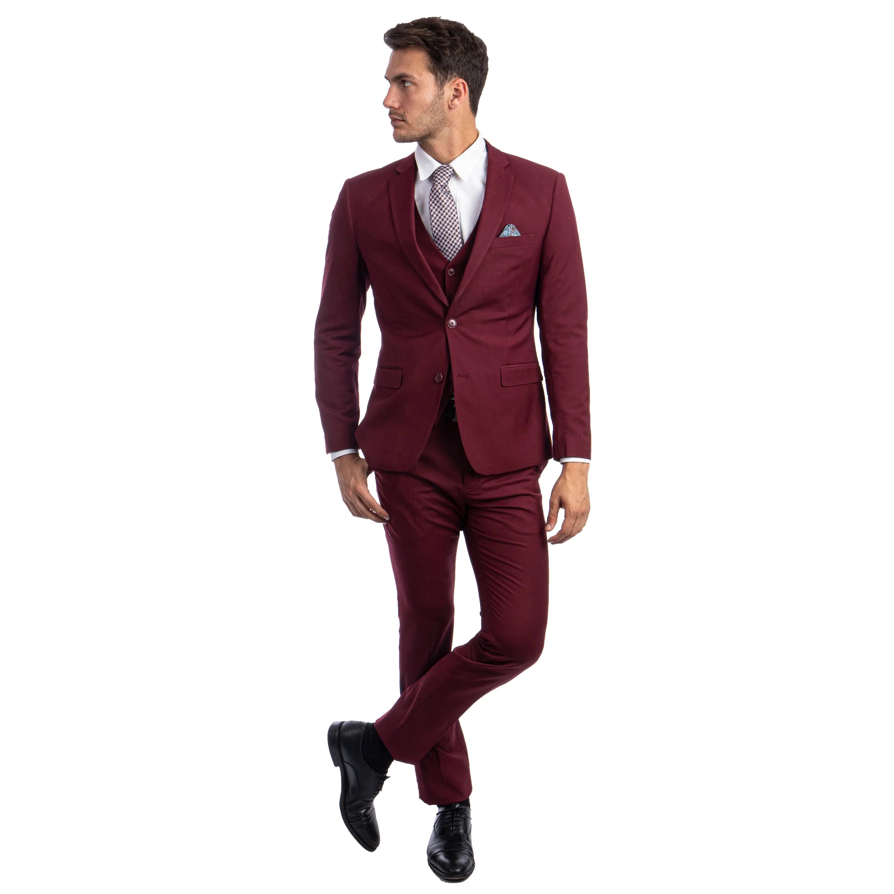 Men's Skinny-Fit Solid 3pc Suit Sean Alexander