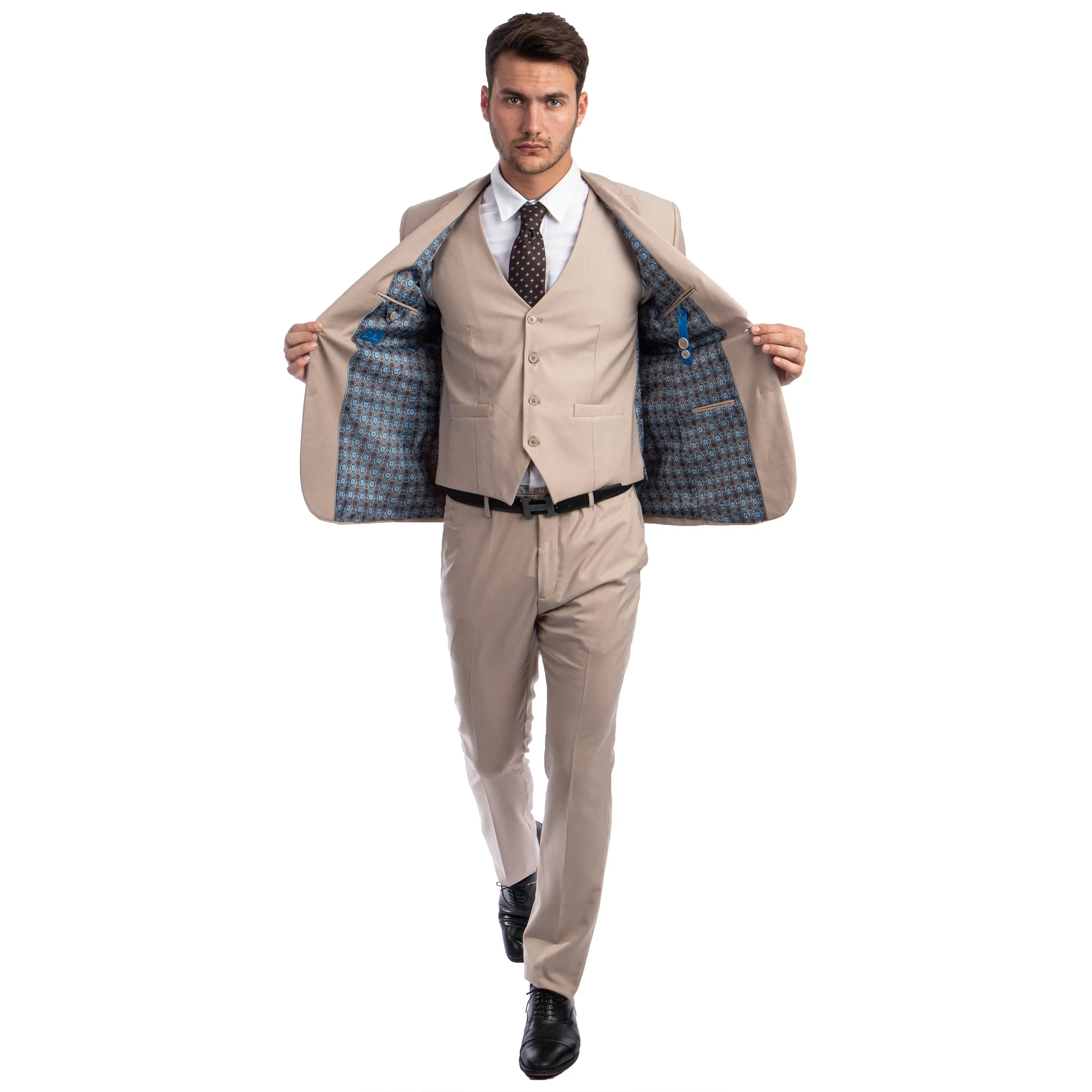 Men's Skinny-Fit Solid 3pc Suit Sean Alexander