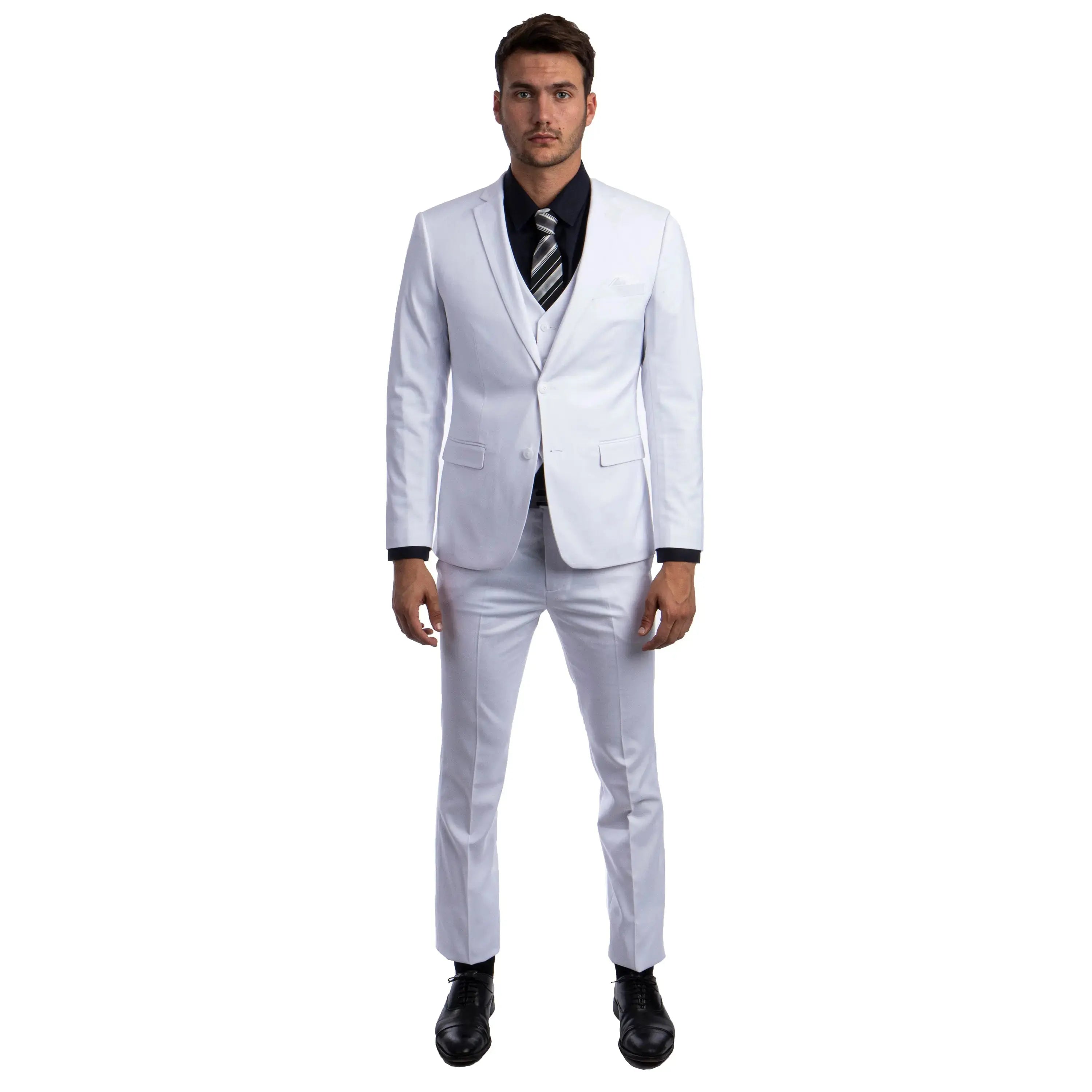 Men's Skinny-Fit Solid 3pc Suit Sean Alexander