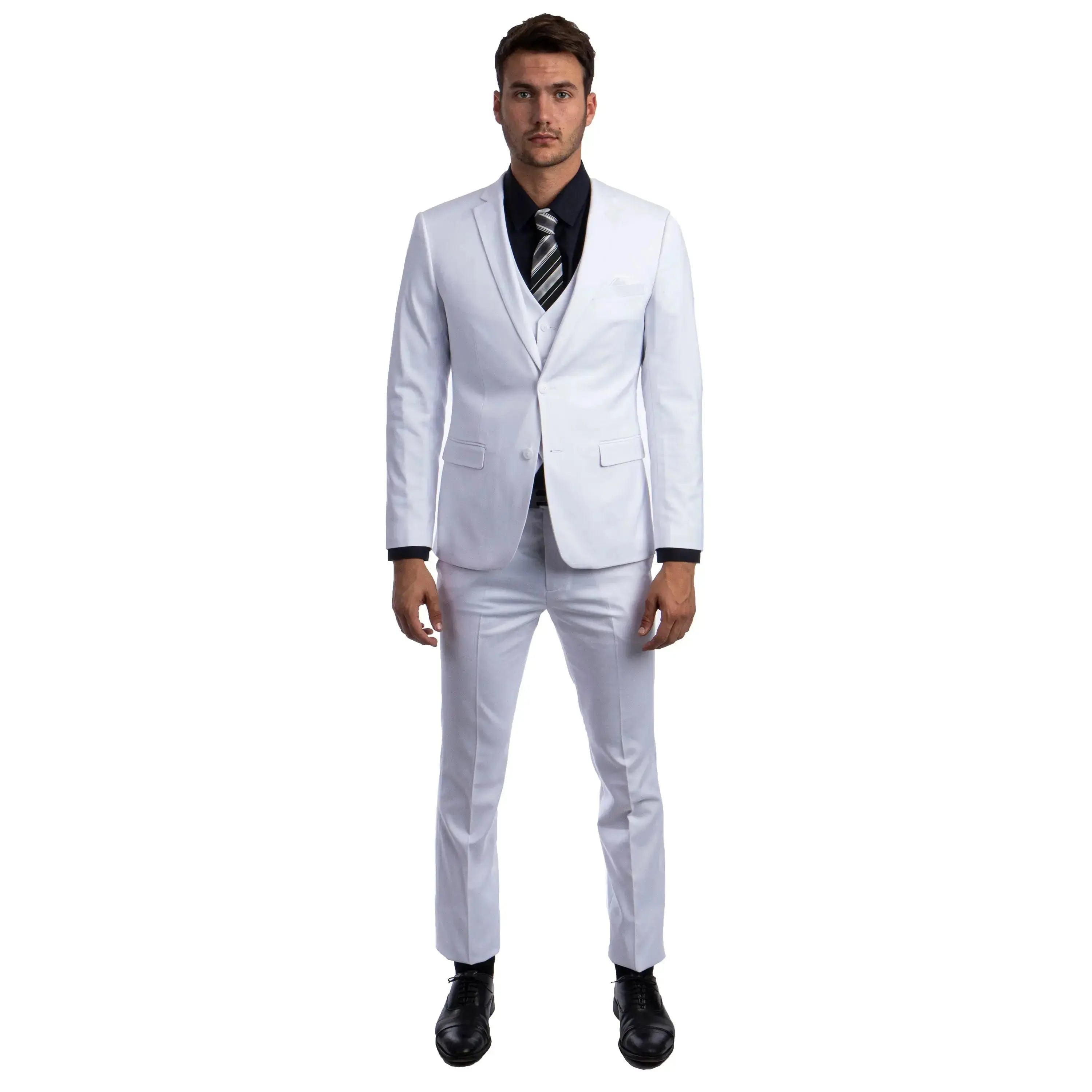 Men's Skinny-Fit Solid 3pc Suit Sean Alexander