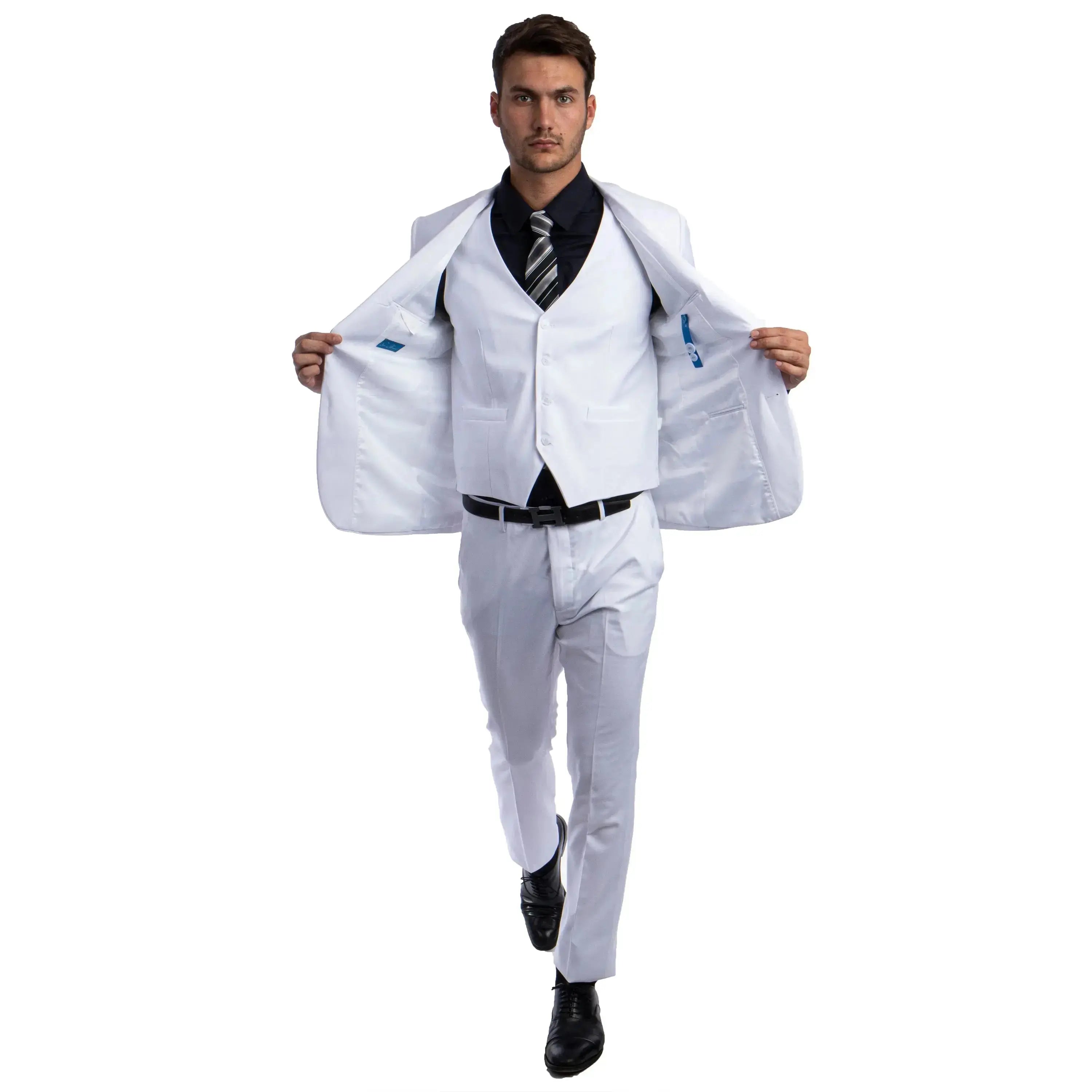Men's Skinny-Fit Solid 3pc Suit Sean Alexander