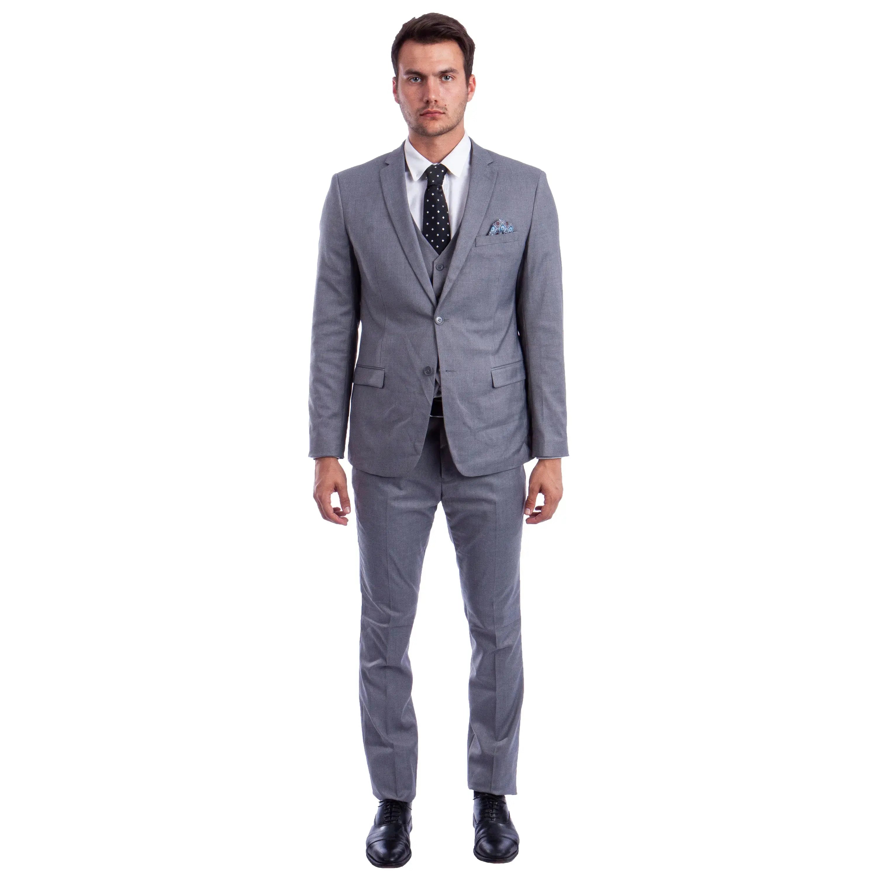 Men's Skinny-Fit Solid 3pc Suit Sean Alexander