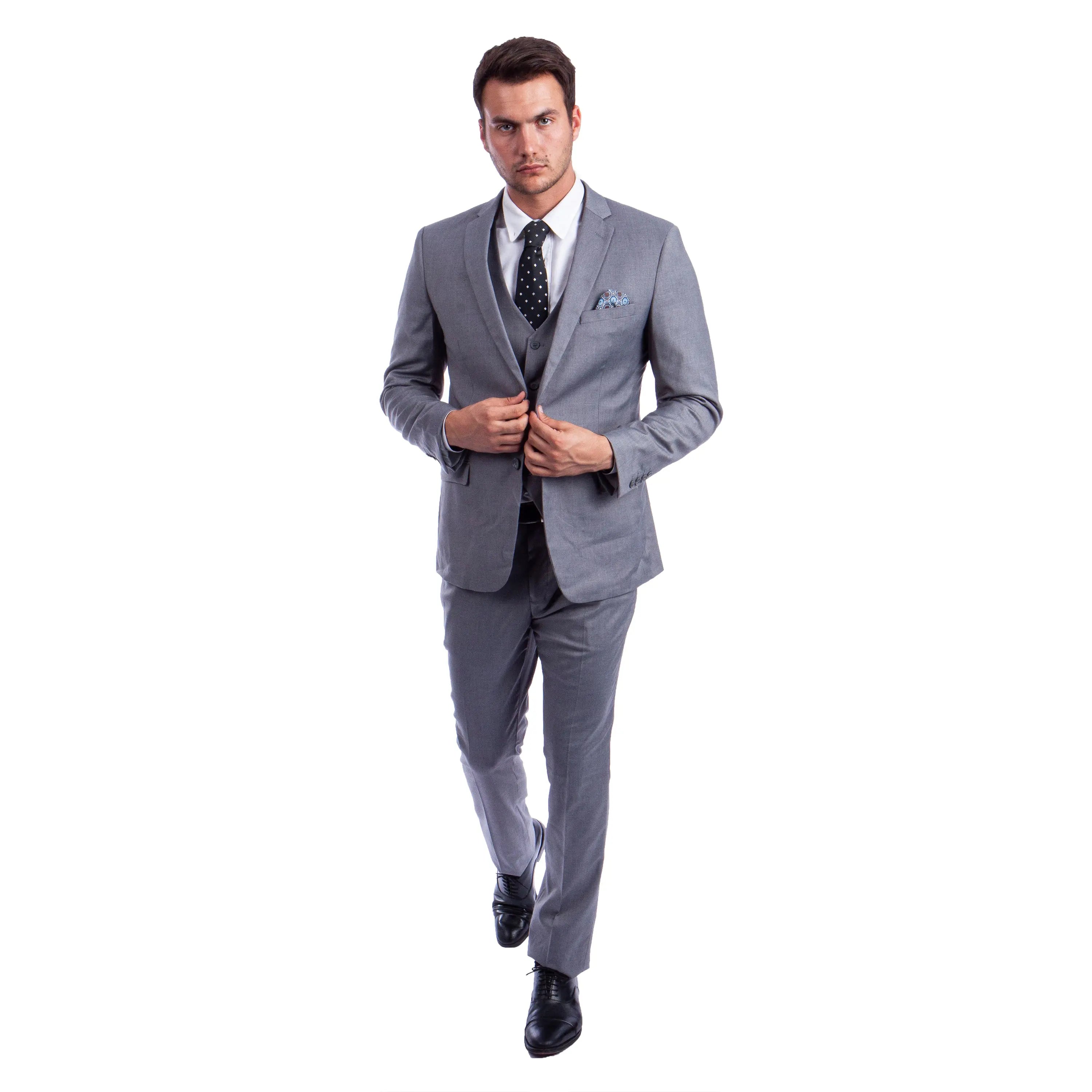 Men's Skinny-Fit Solid 3pc Suit Sean Alexander