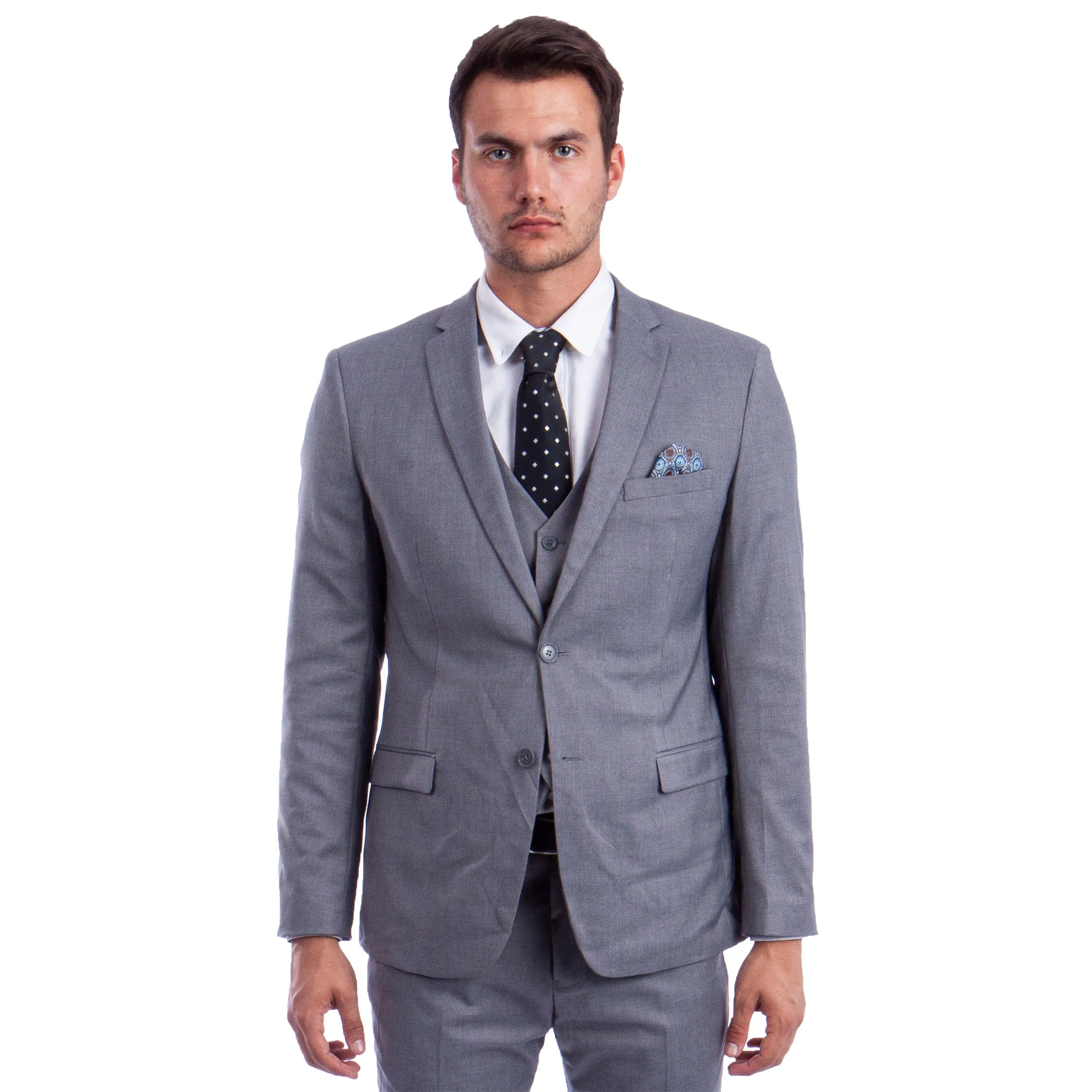 Men's Skinny-Fit Solid 3pc Suit Sean Alexander