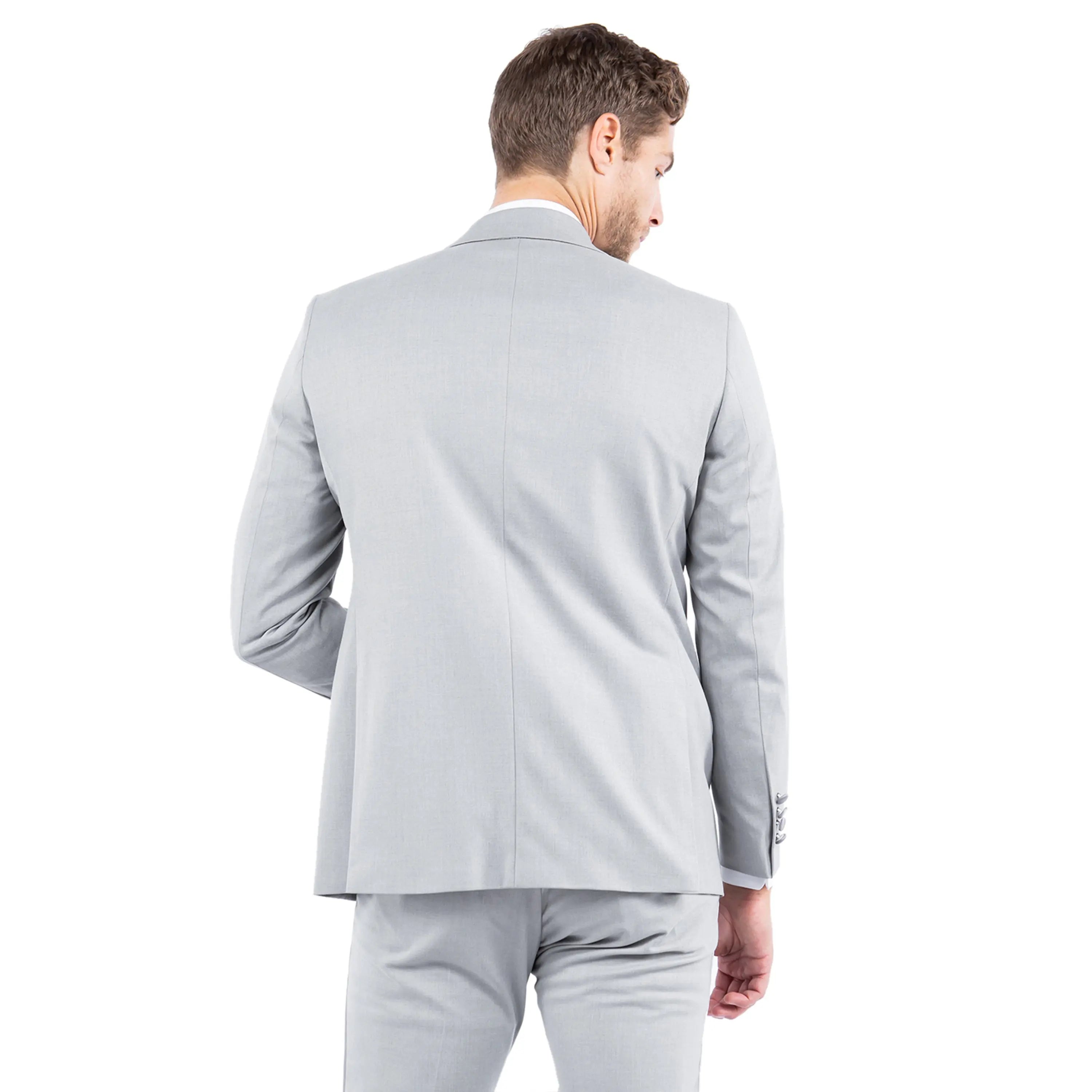 Men's Tailored-Fit Suit Separates Tuxedo Jacket w/ Notch Lapel Zegarie
