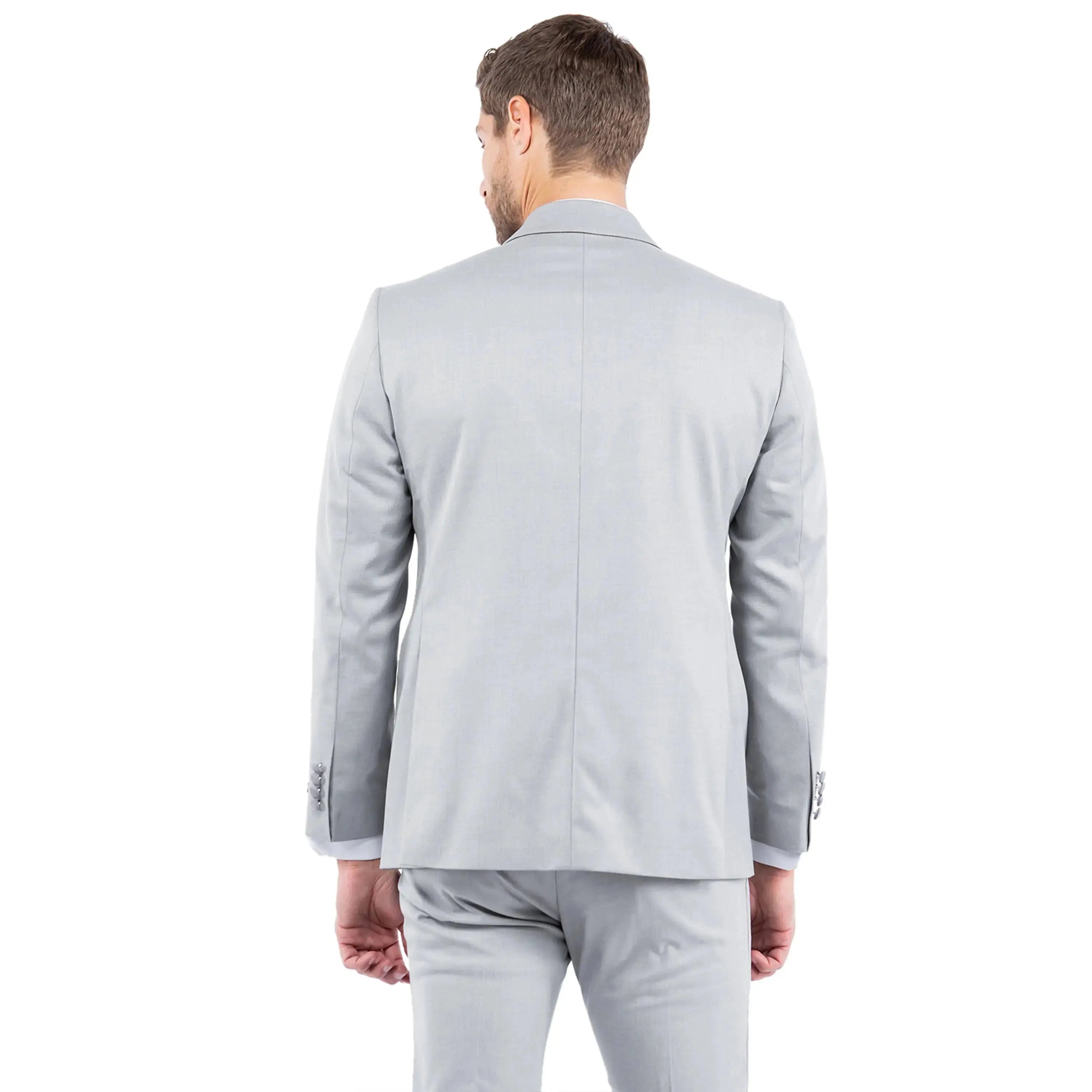 Men's Tailored-Fit Suit Separate Tuxedo Jacket w/ Peak Lapel Zegarie