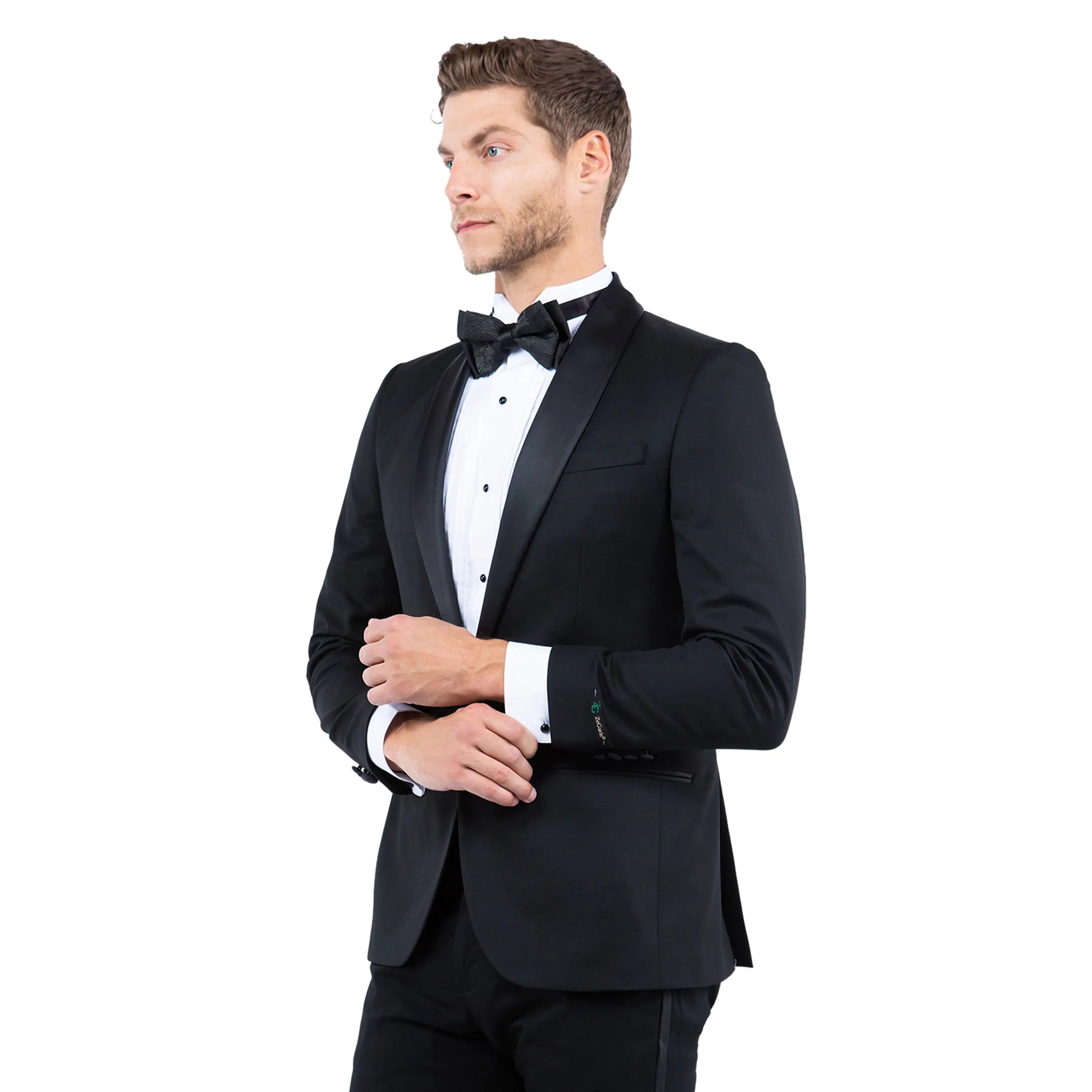 Zegarie Men's Tailored-Fit Tuxedo Jacket w/ Shawl Collar Zegarie