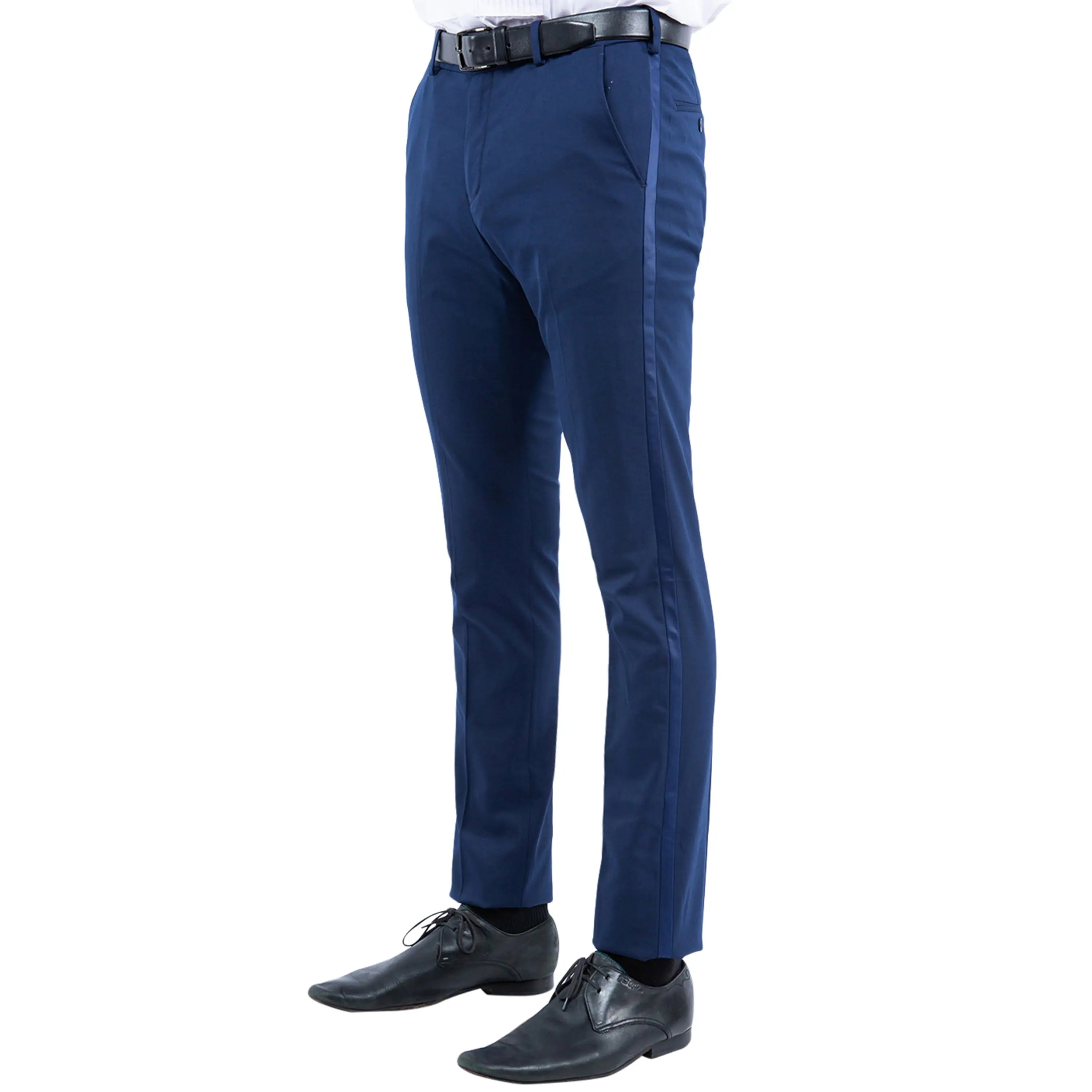 Zegarie Men's Solid Tuxedo Dress Pants – Formal Tuxedo Trousers Zegarie