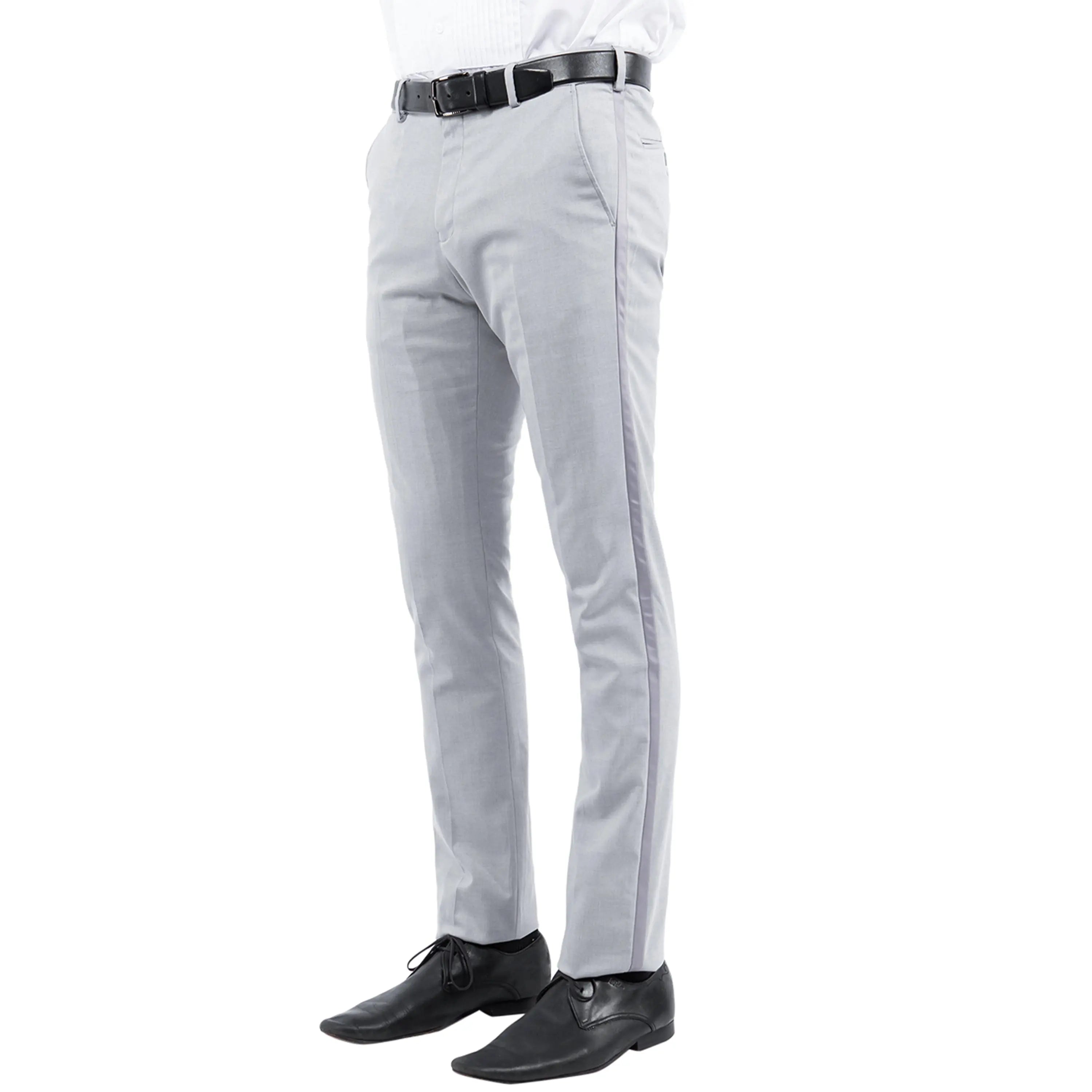 Zegarie Men's Solid Tuxedo Dress Pants – Formal Tuxedo Trousers Zegarie