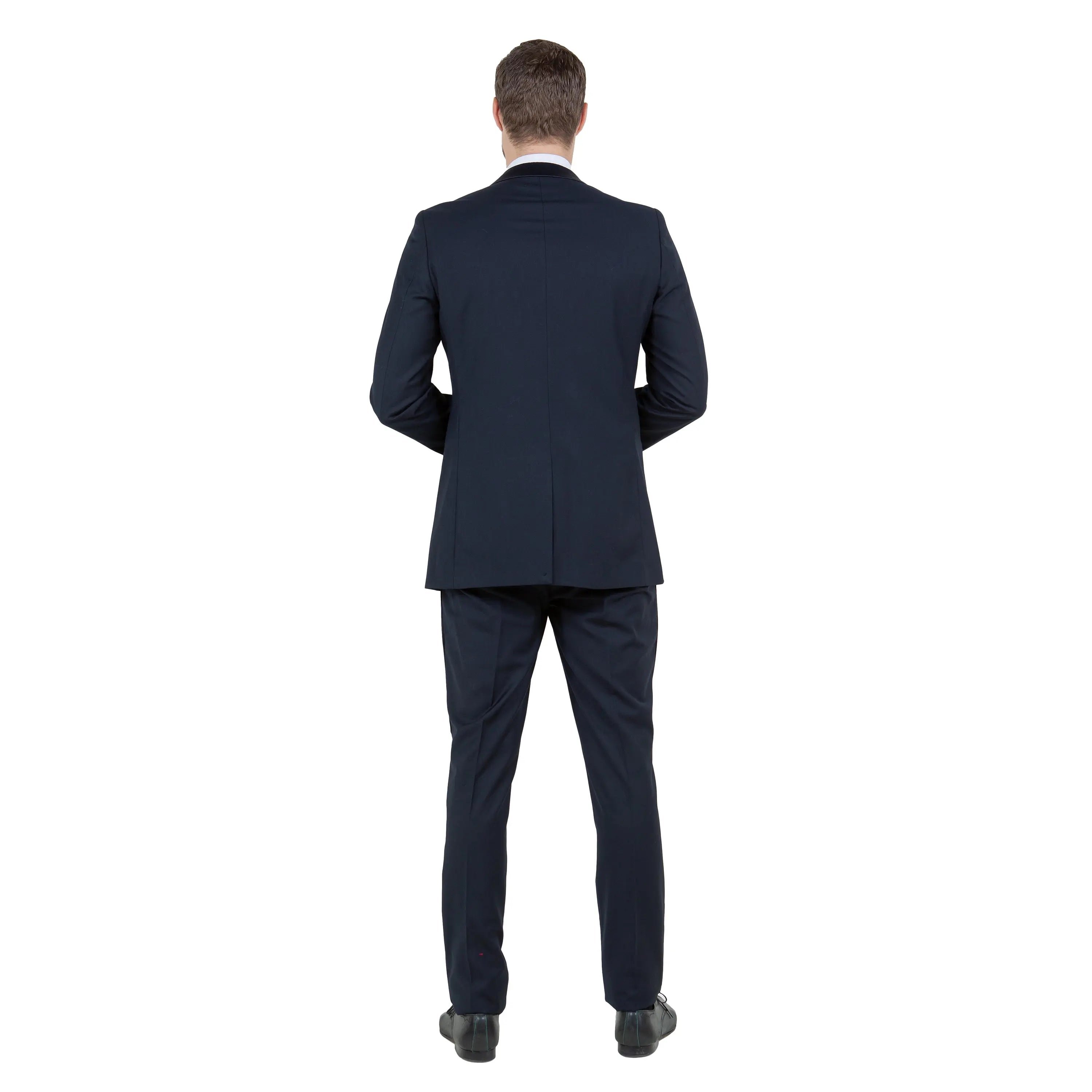 Bryan Michaels Men's One-Button Tuxedo | Satin Peak Lapel Bryan Michaels