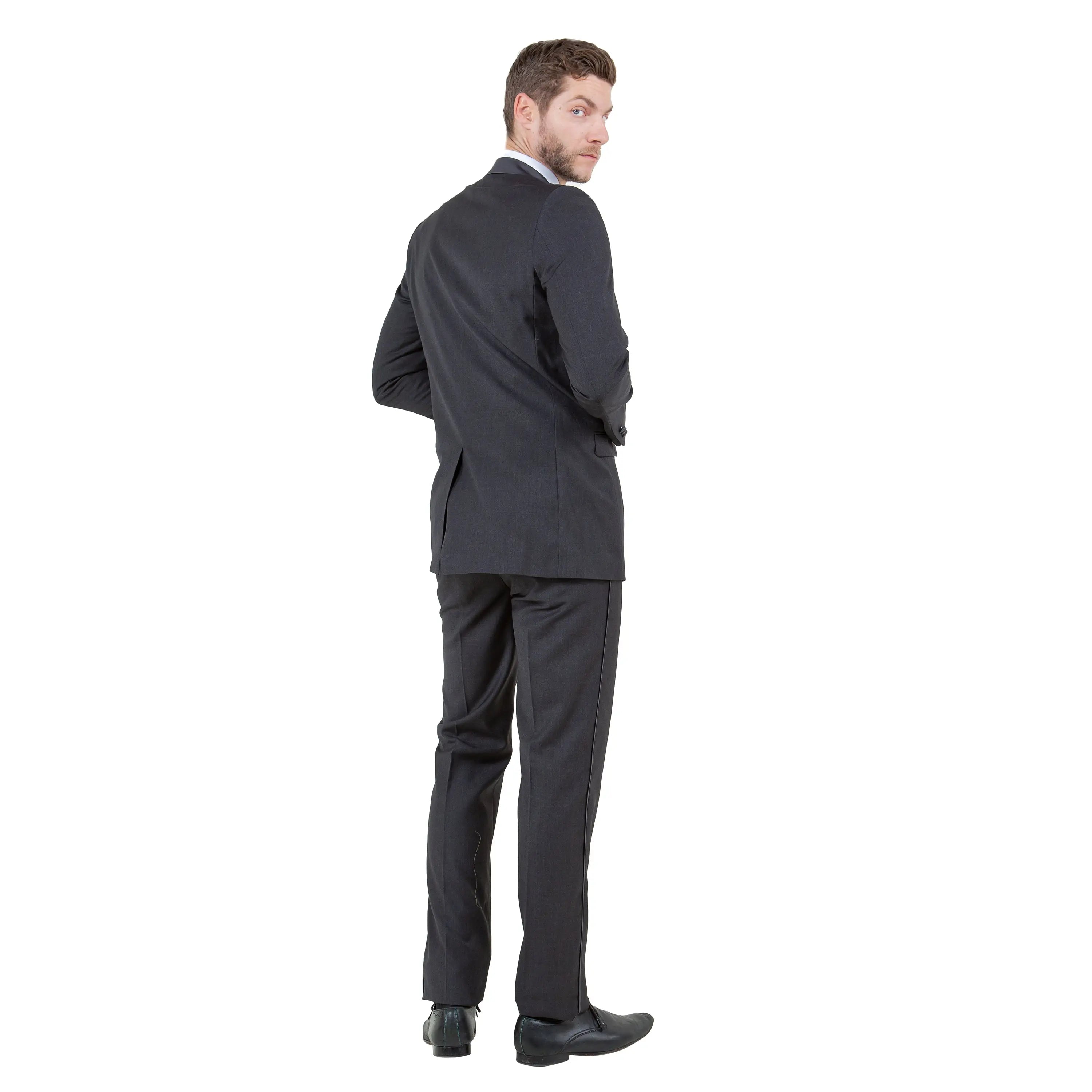 Bryan Michaels Men's One-Button Tuxedo | Satin Peak Lapel Bryan Michaels
