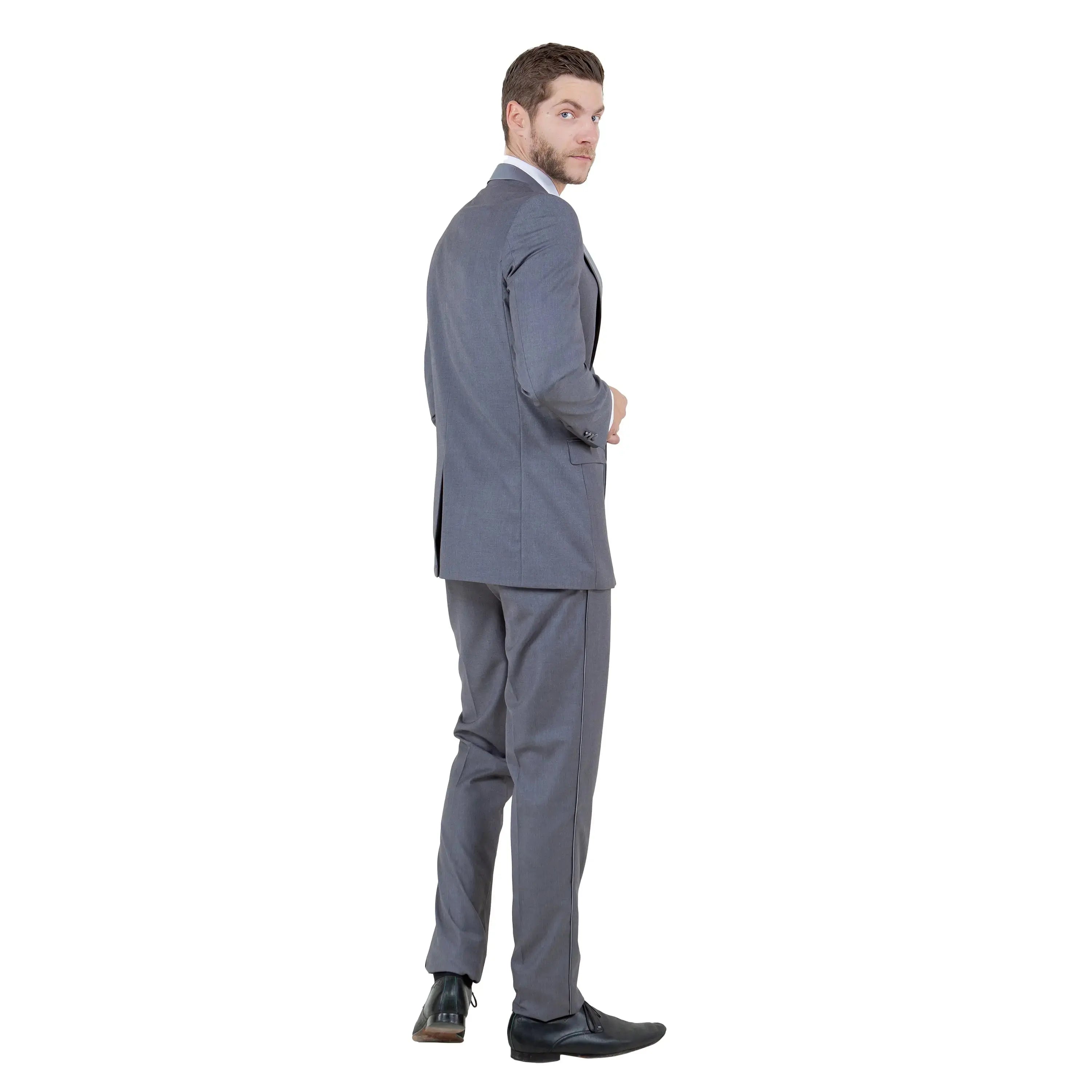 Bryan Michaels Men's One-Button Tuxedo | Satin Peak Lapel Bryan Michaels