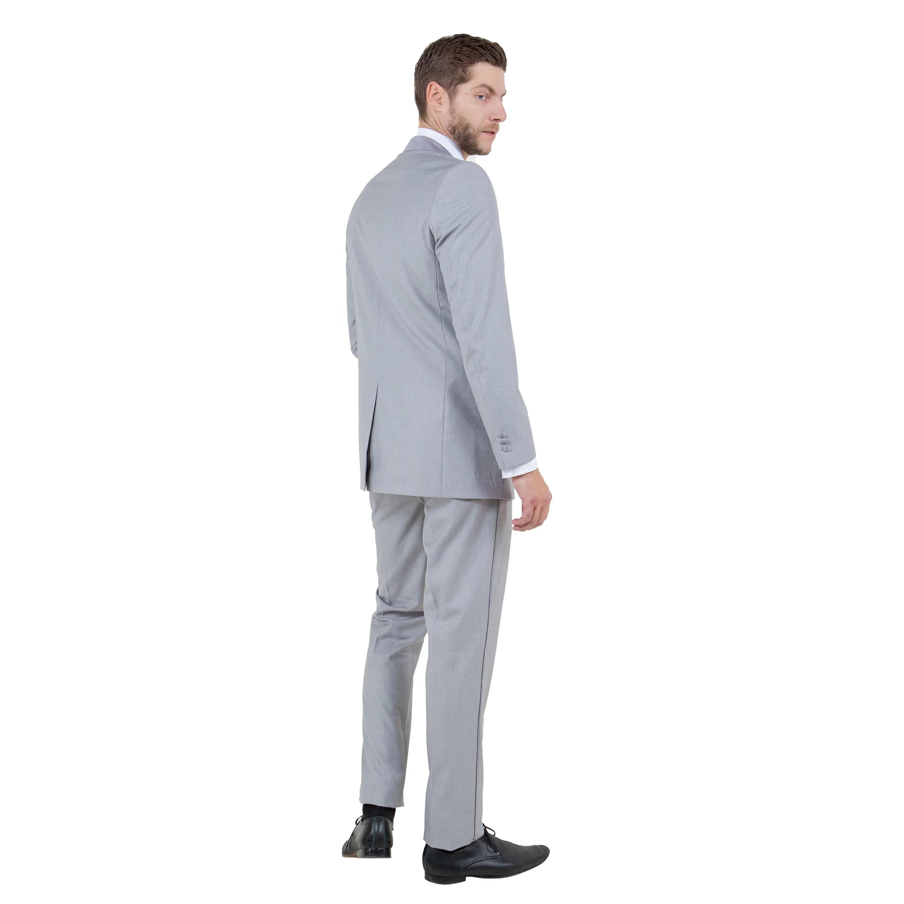 Bryan Michaels Men's One-Button Tuxedo | Satin Peak Lapel Bryan Michaels