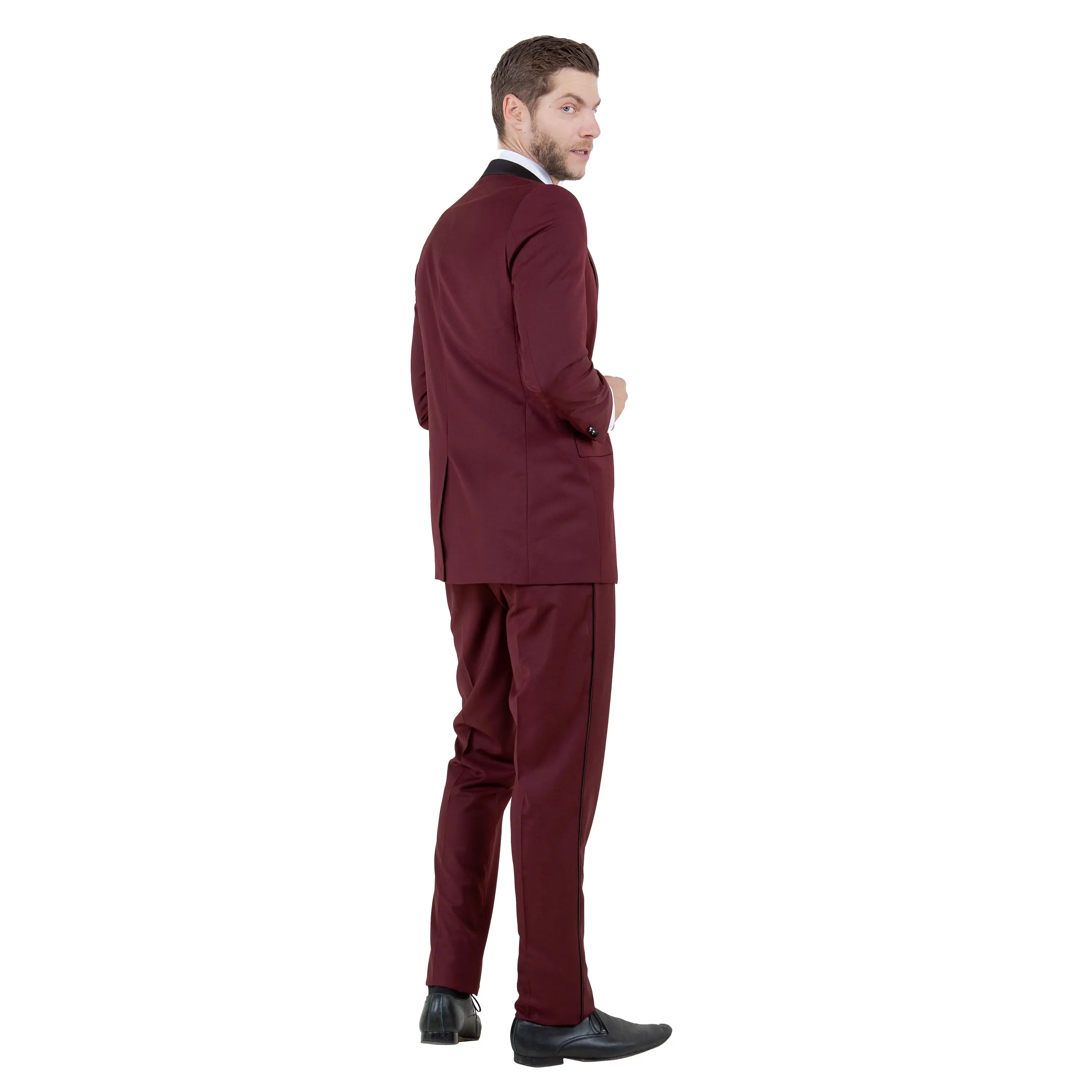 Bryan Michaels Men's One-Button Tuxedo | Satin Peak Lapel Bryan Michaels