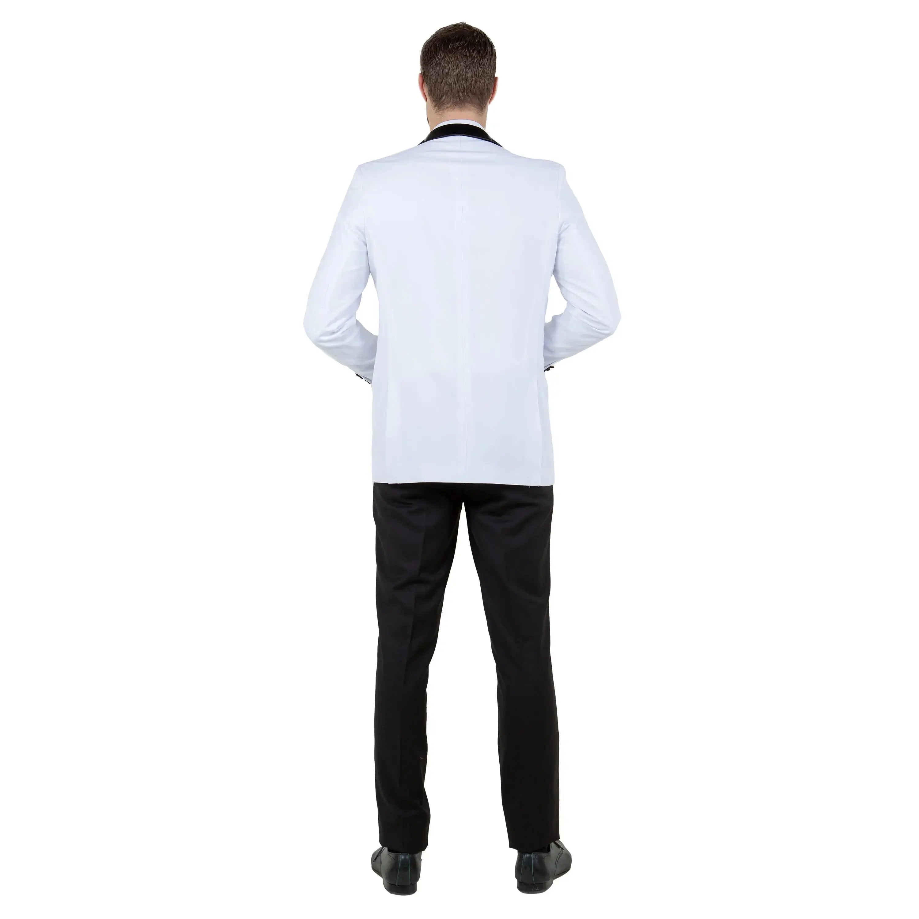 Men's 2pc Tuxedo Set W/ Satin Shawl Collar Azzuro