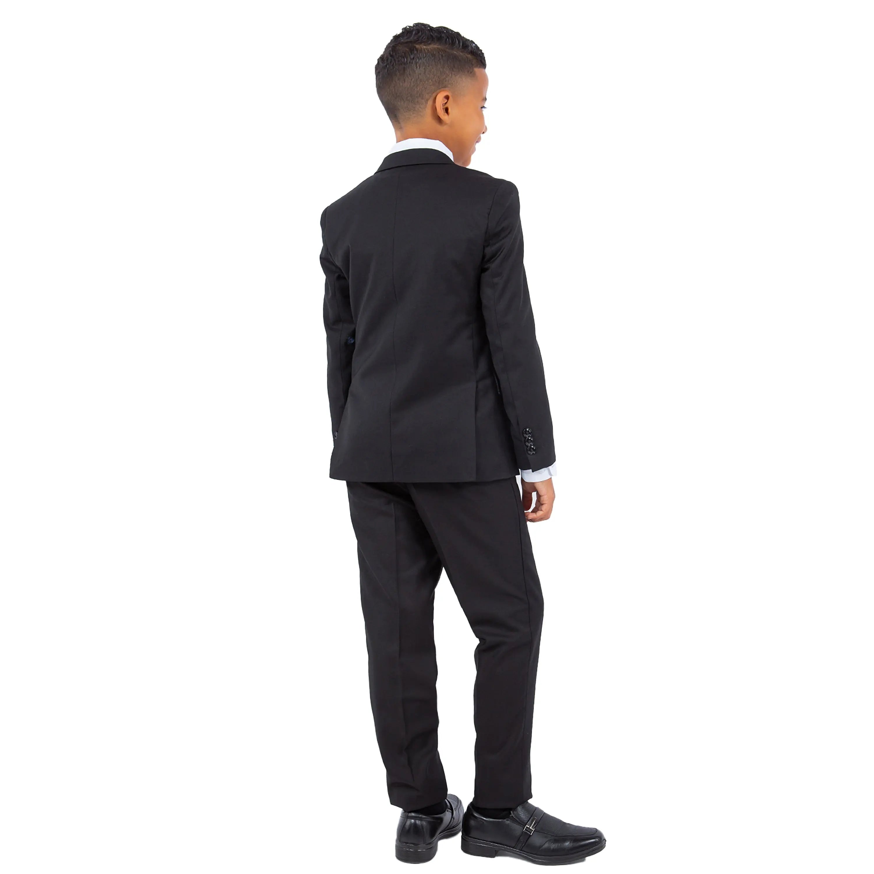 Perry Ellis Boy's 5pc Solid Suit Perry Ellis