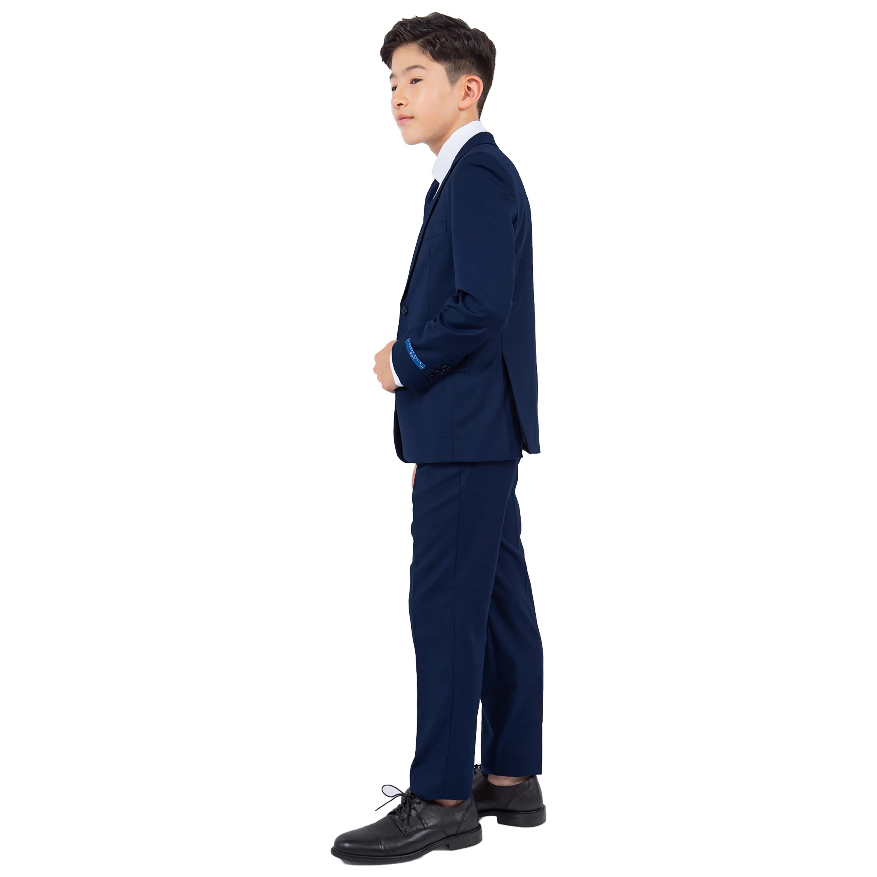 Perry Ellis Boy's 5pc Solid Suit Perry Ellis