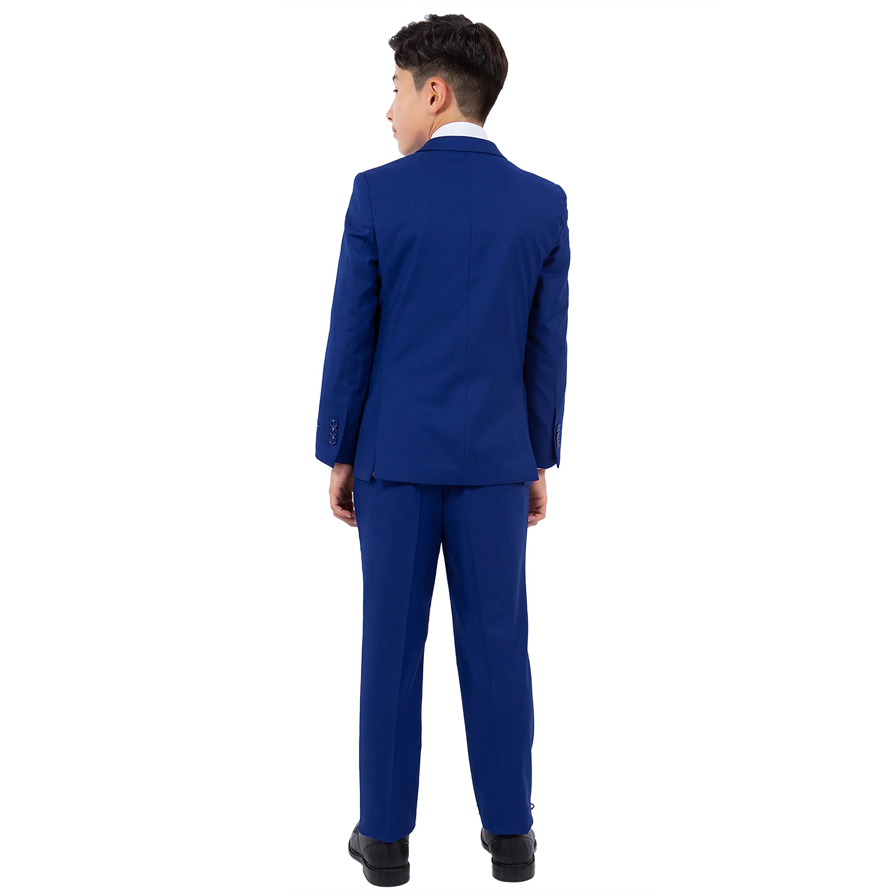 Perry Ellis Boy's 5pc Solid Suit Perry Ellis