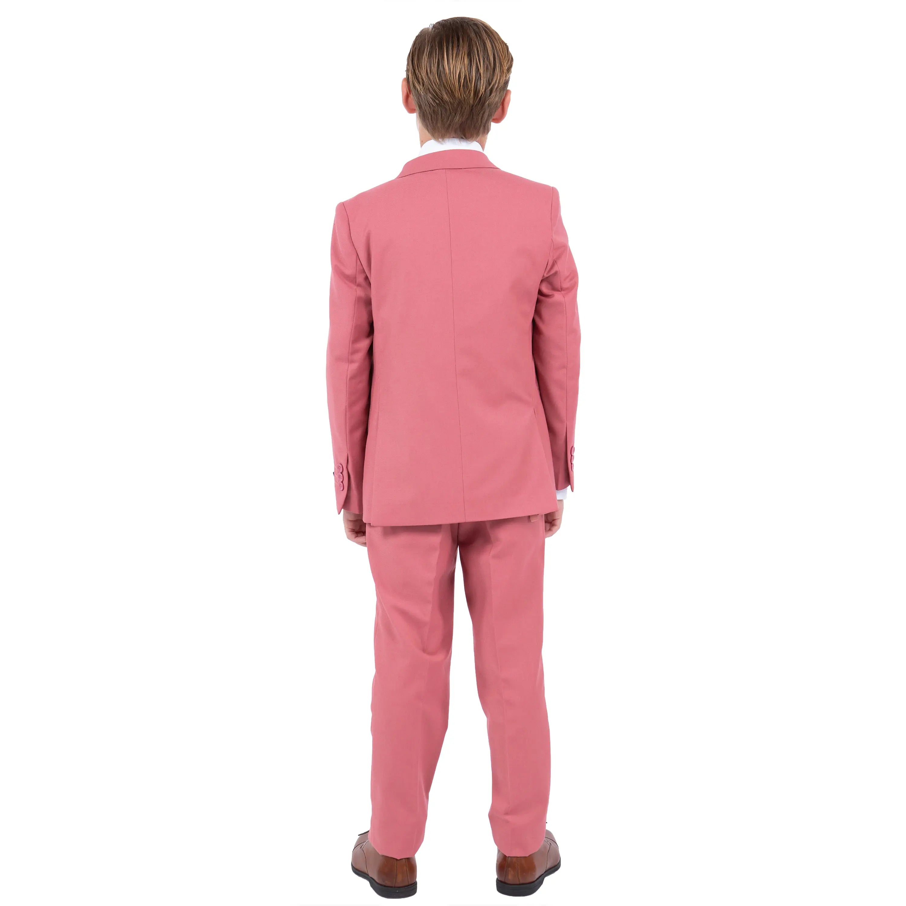 Perry Ellis Boy's 5pc Solid Suit Perry Ellis