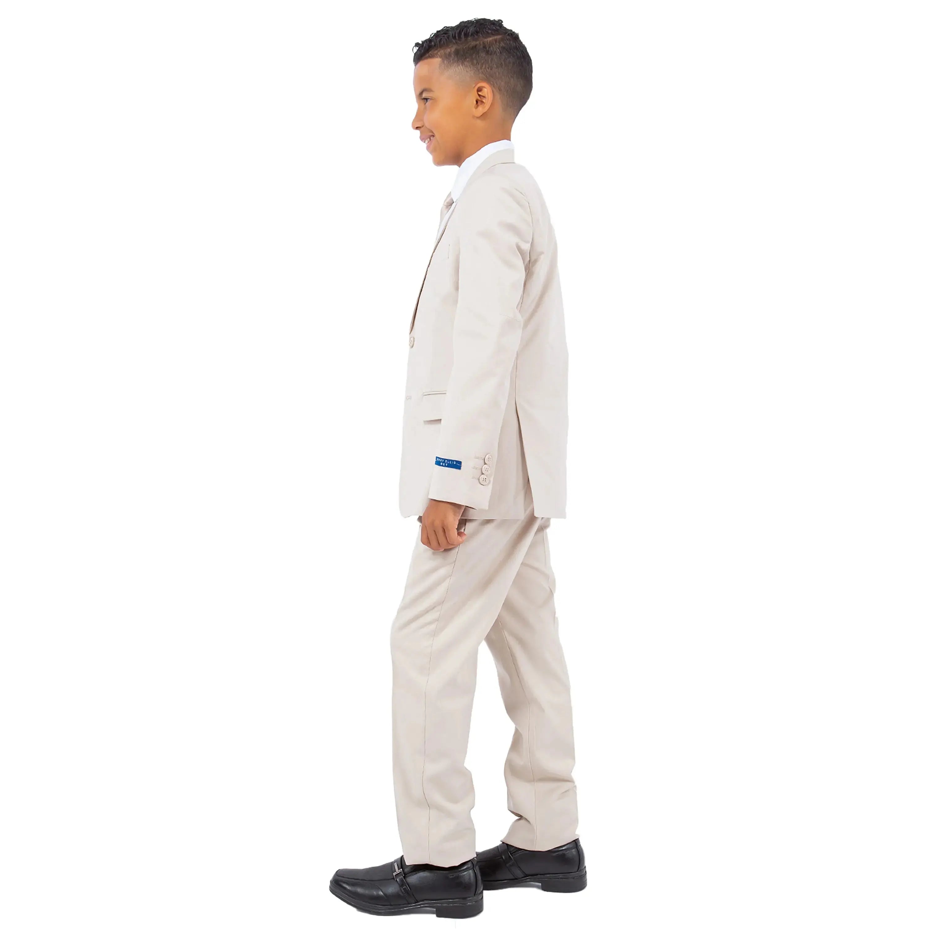 Perry Ellis Boy's 5pc Solid Suit Perry Ellis