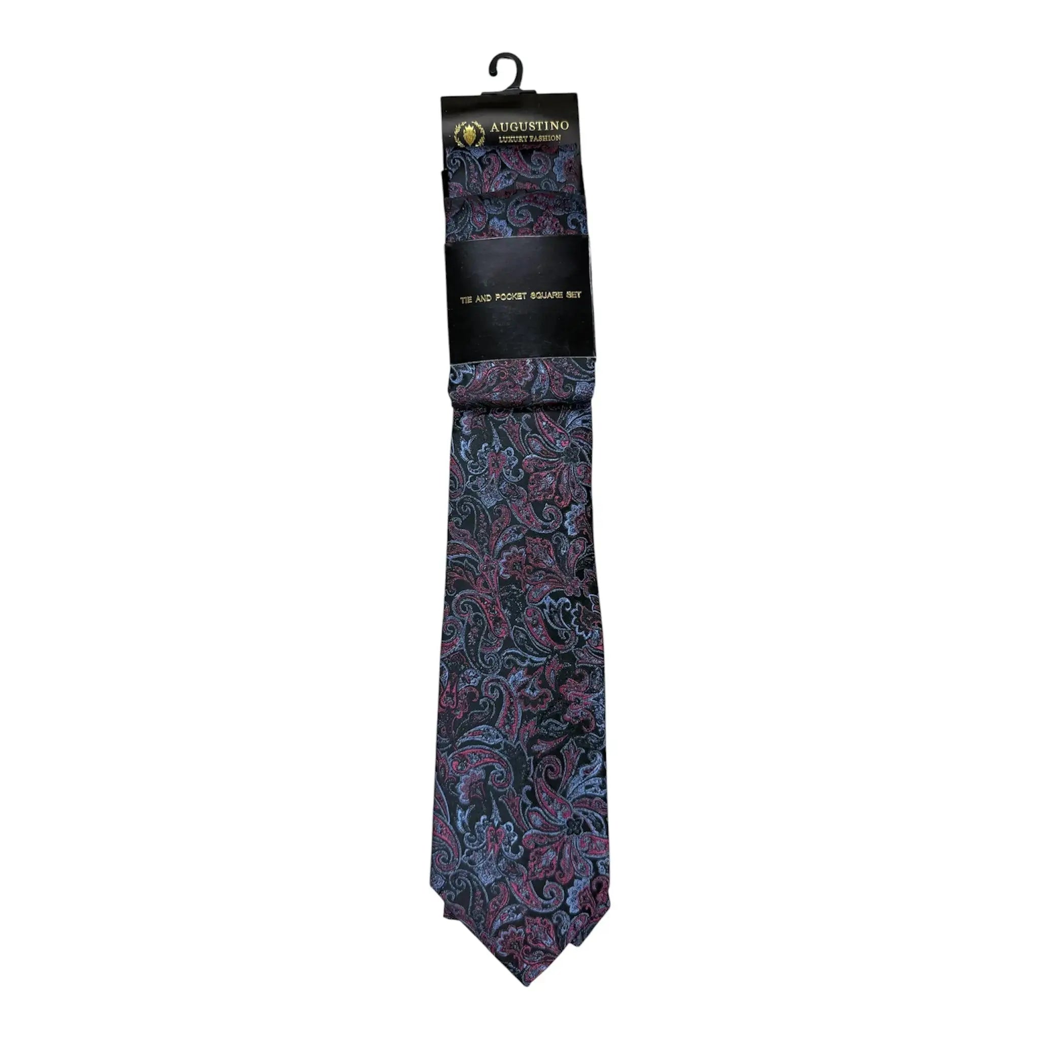 Paisley Augustino Tie and Pocket Square Set Augustino