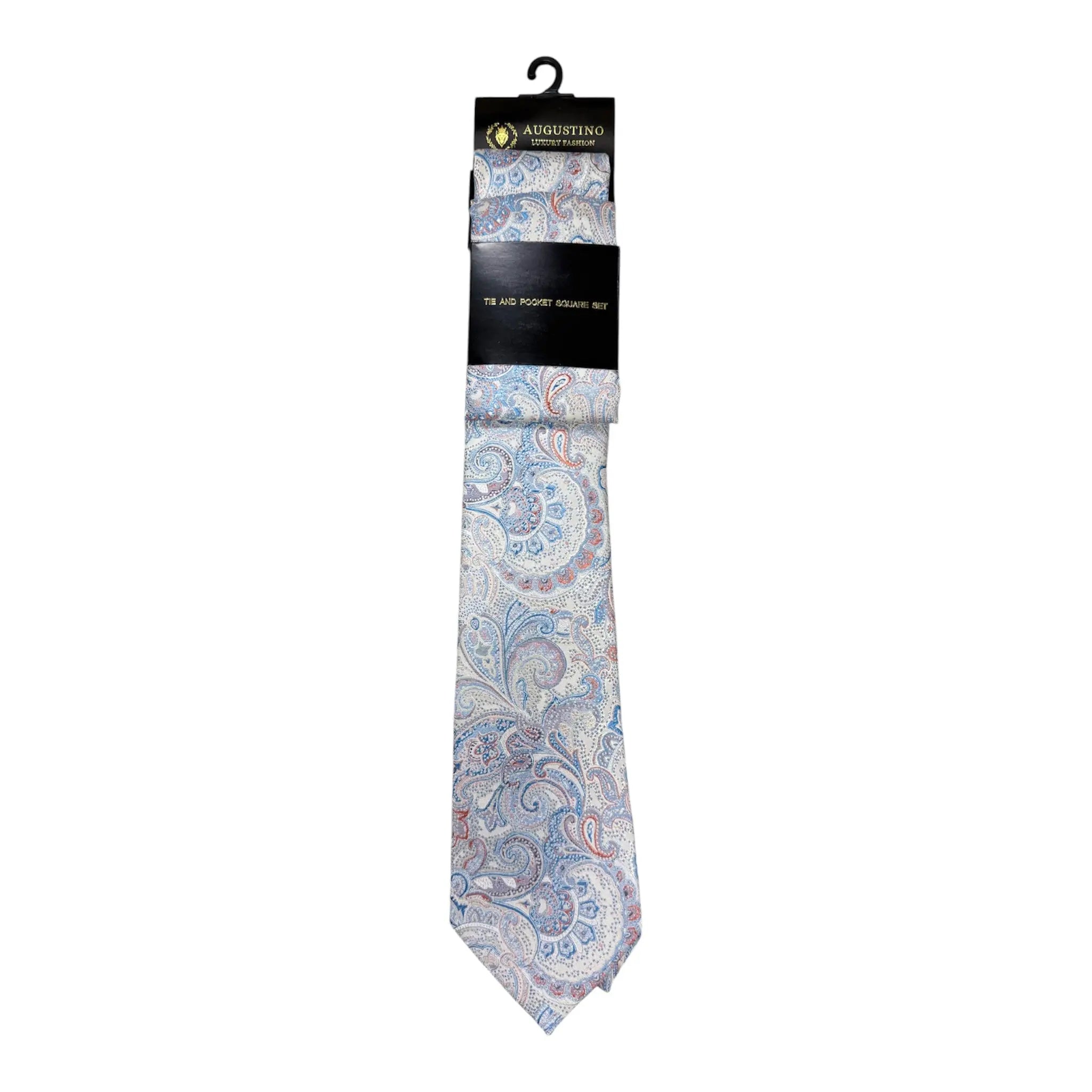 Paisley Augustino Tie and Pocket Square Set Augustino