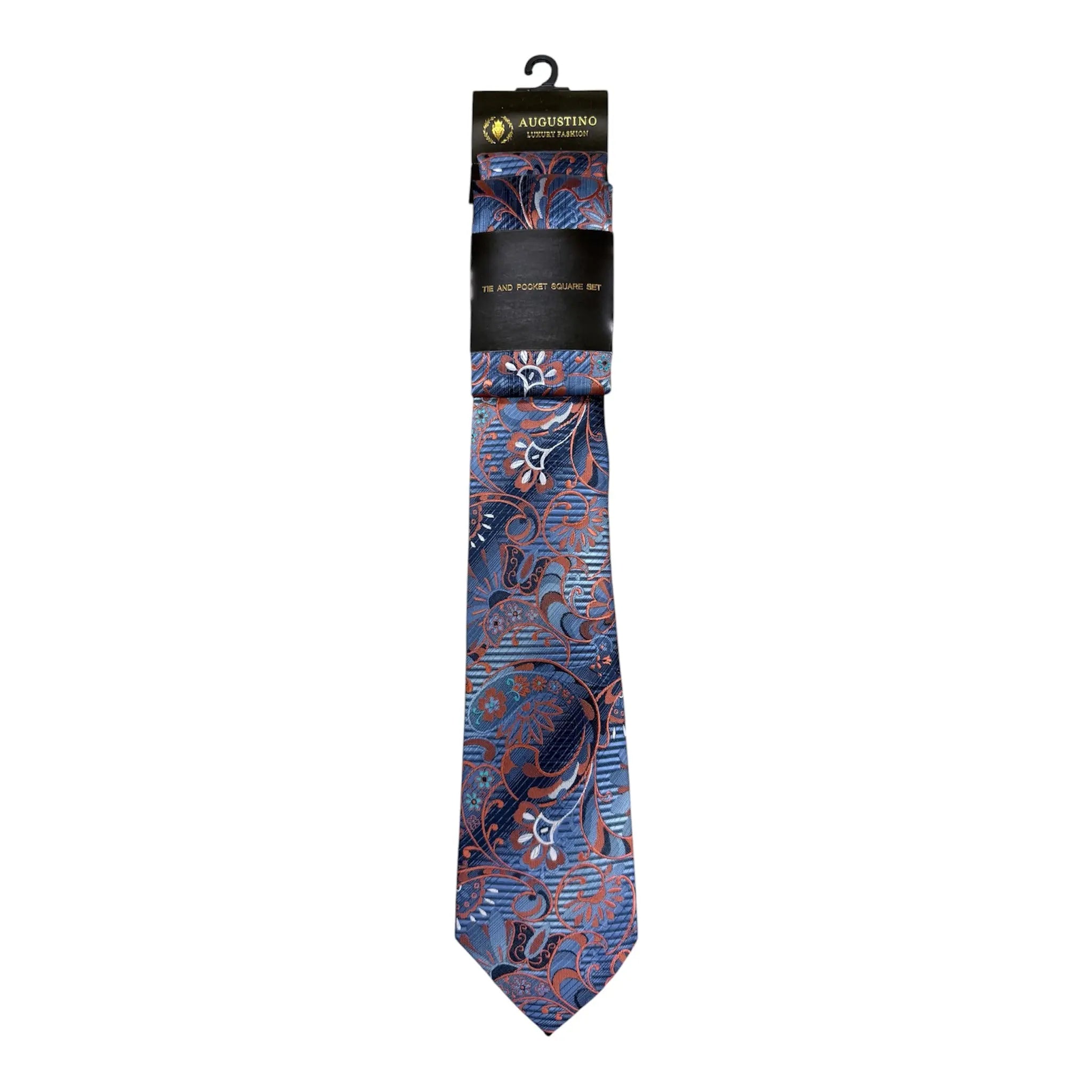 Paisley Augustino Tie and Pocket Square Set Augustino