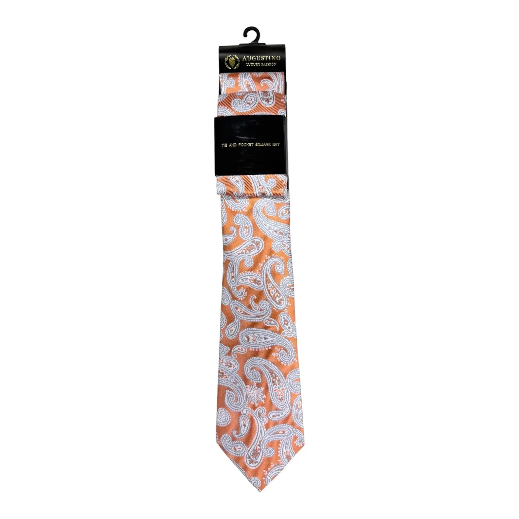 Paisley Augustino Tie and Pocket Square Set Augustino