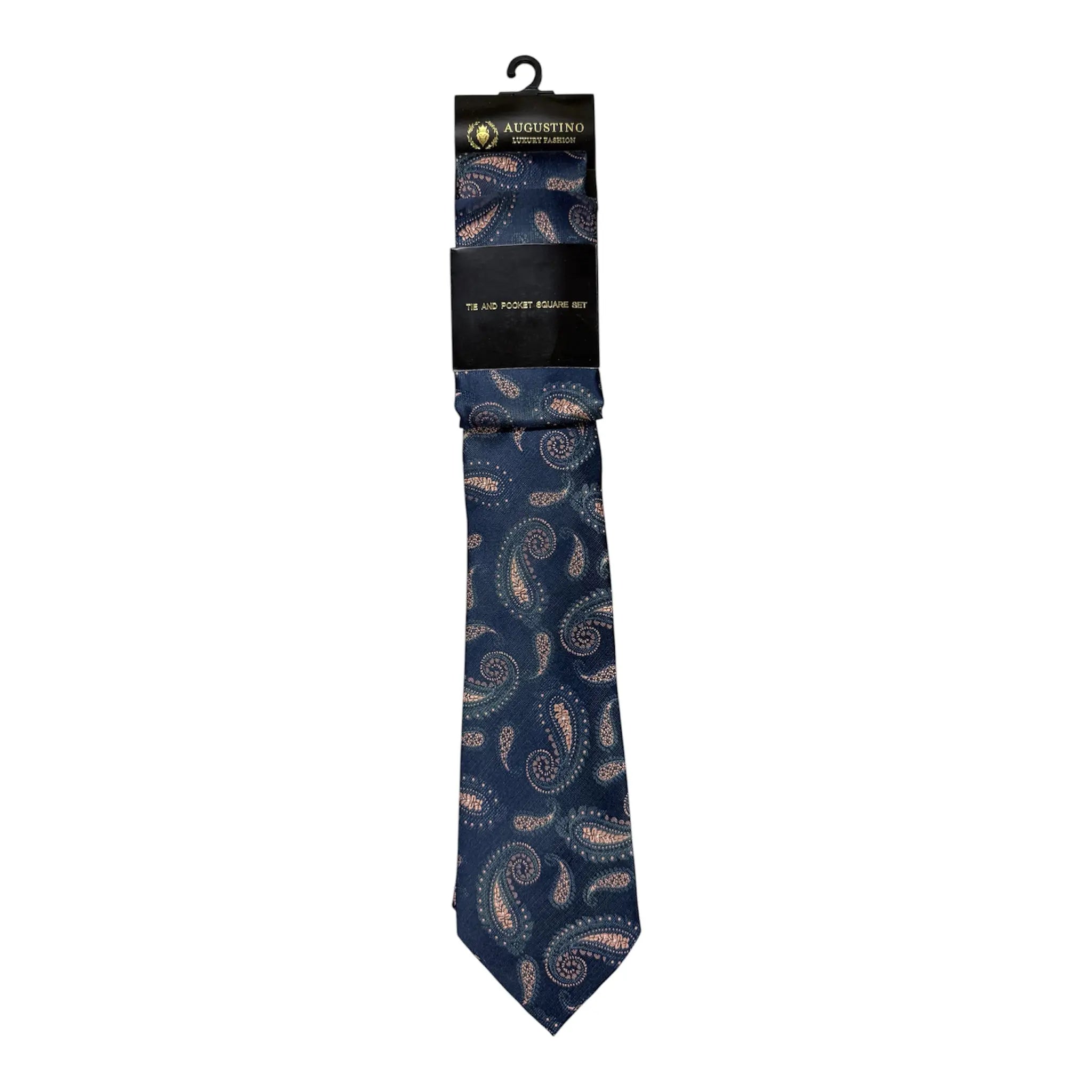 Paisley Augustino Tie and Pocket Square Set Augustino